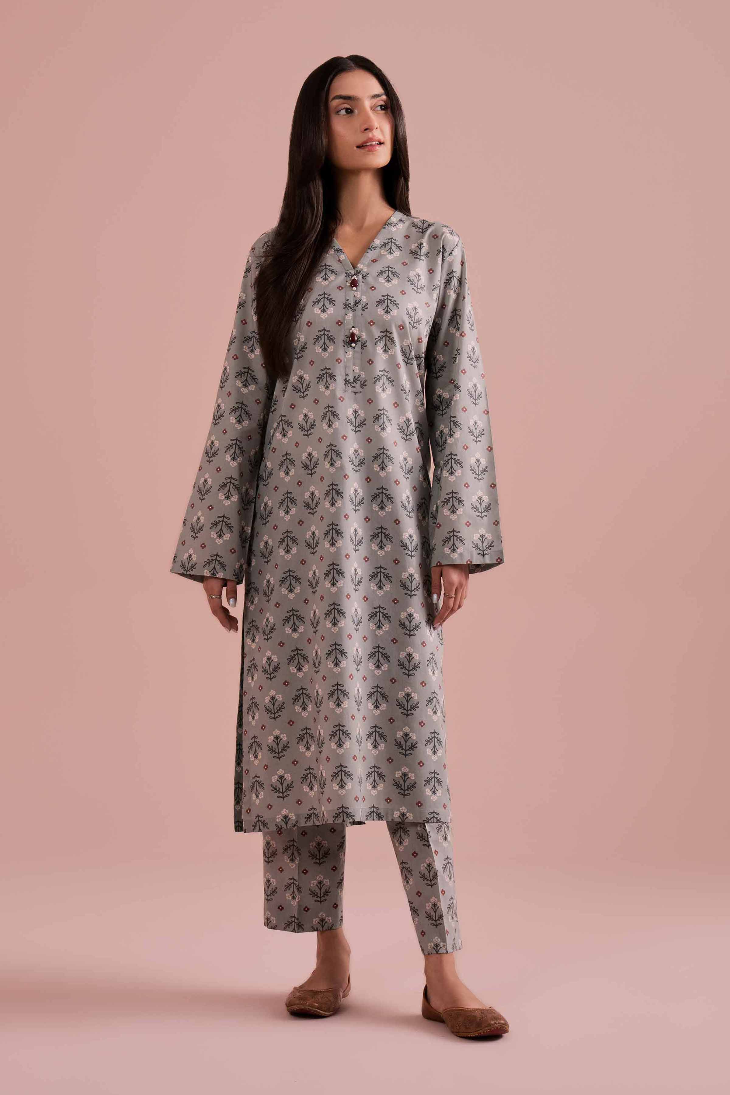 2 Piece - Printed Suit - PE26-187 for Women - Pret Collection | Nishat | Shop Online