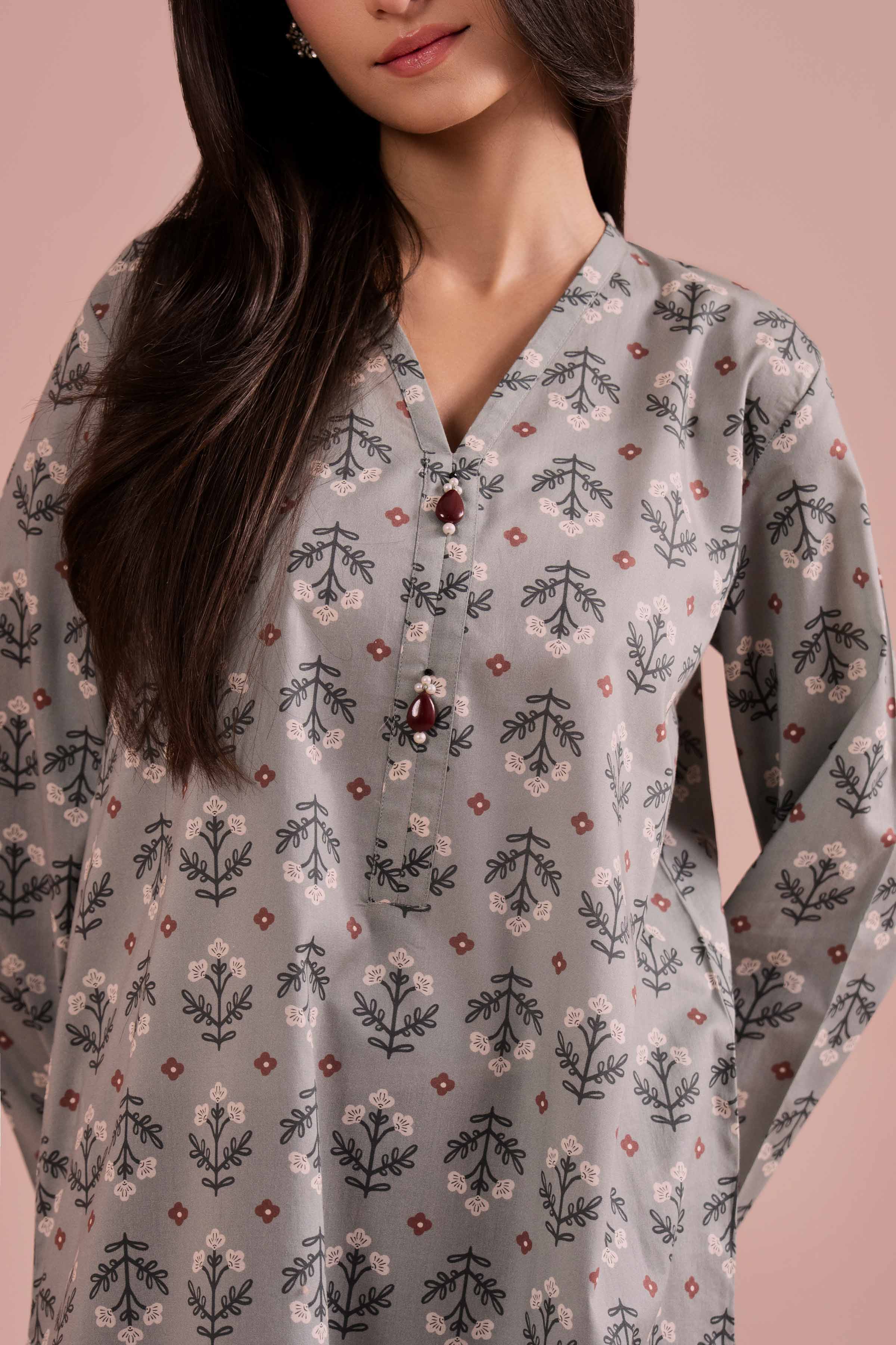 2 Piece - Printed Suit - PE26-187 for Women - Pret Collection | Nishat | Shop Online