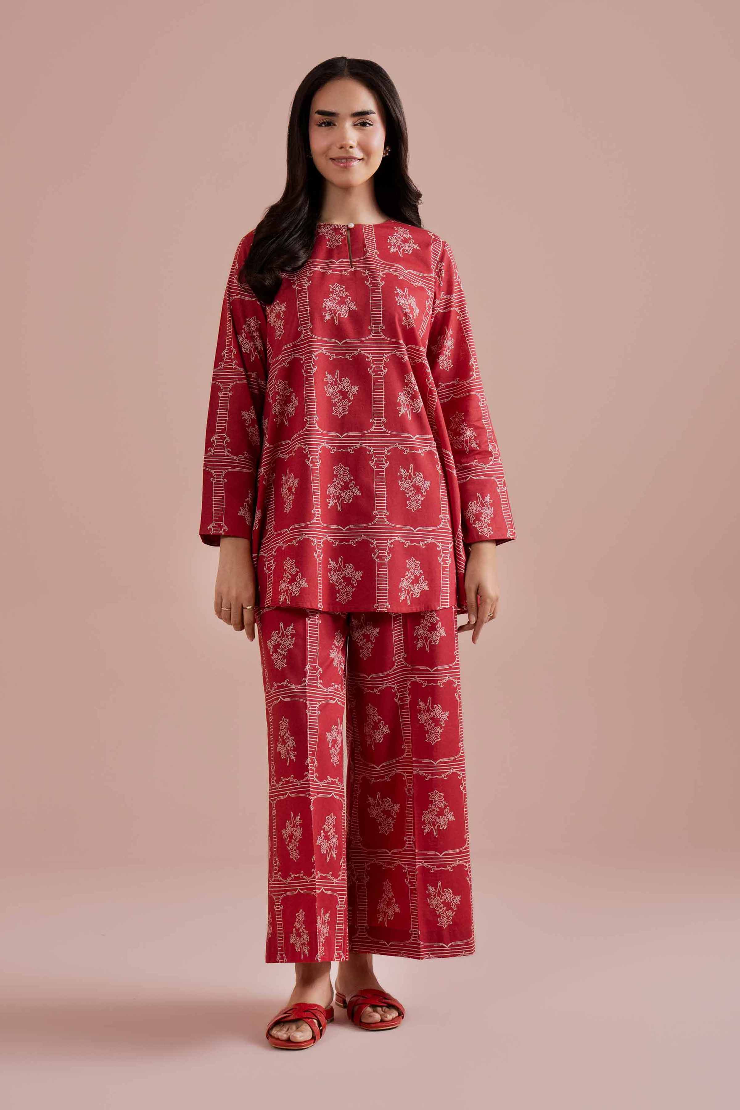 2 Piece - Printed Suit - PE26-193 for Women - Pret Collection | Nishat | Shop Online