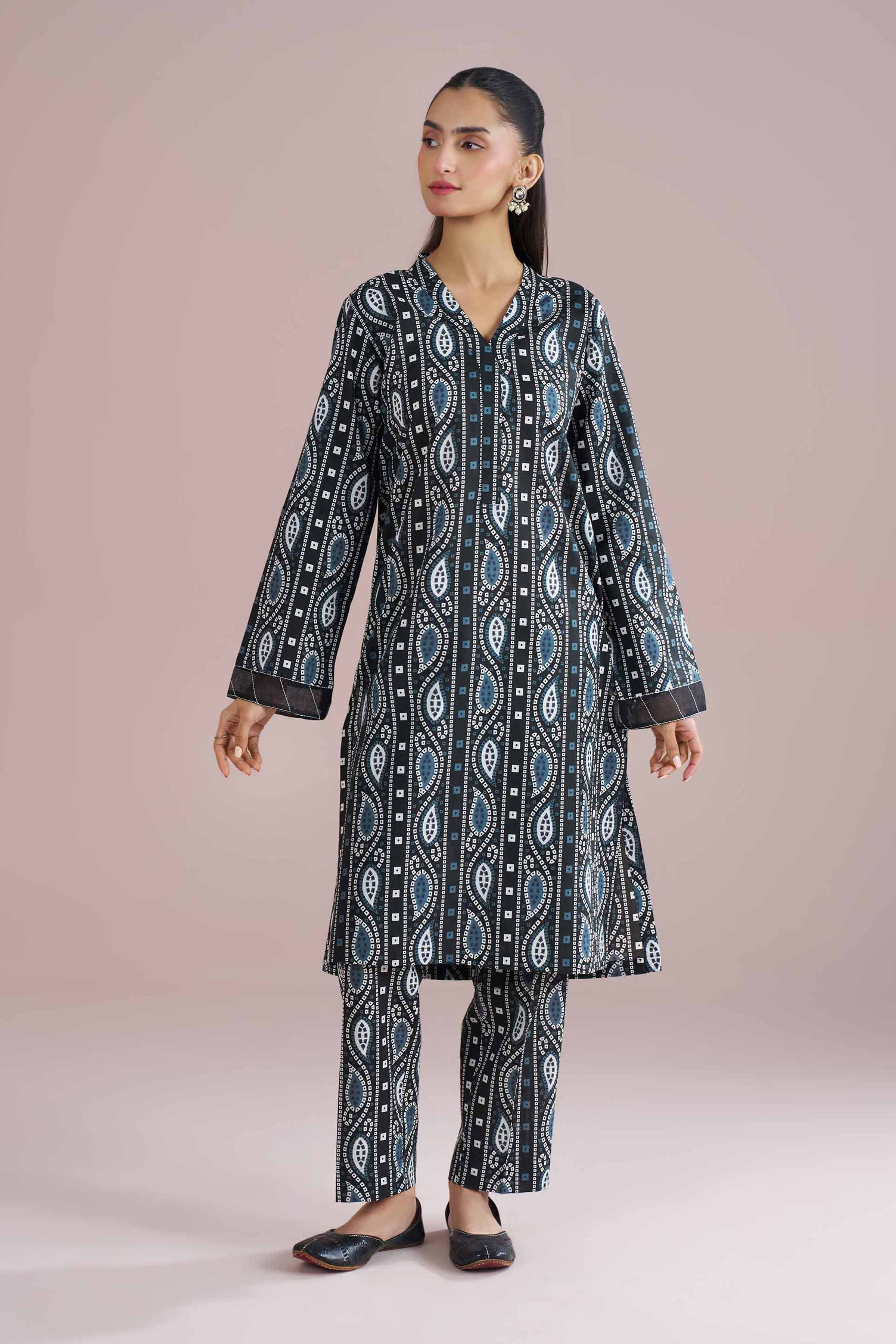 2 Piece - Printed Suit - PE26-194 for Women - Pret Collection | Nishat | Shop Online