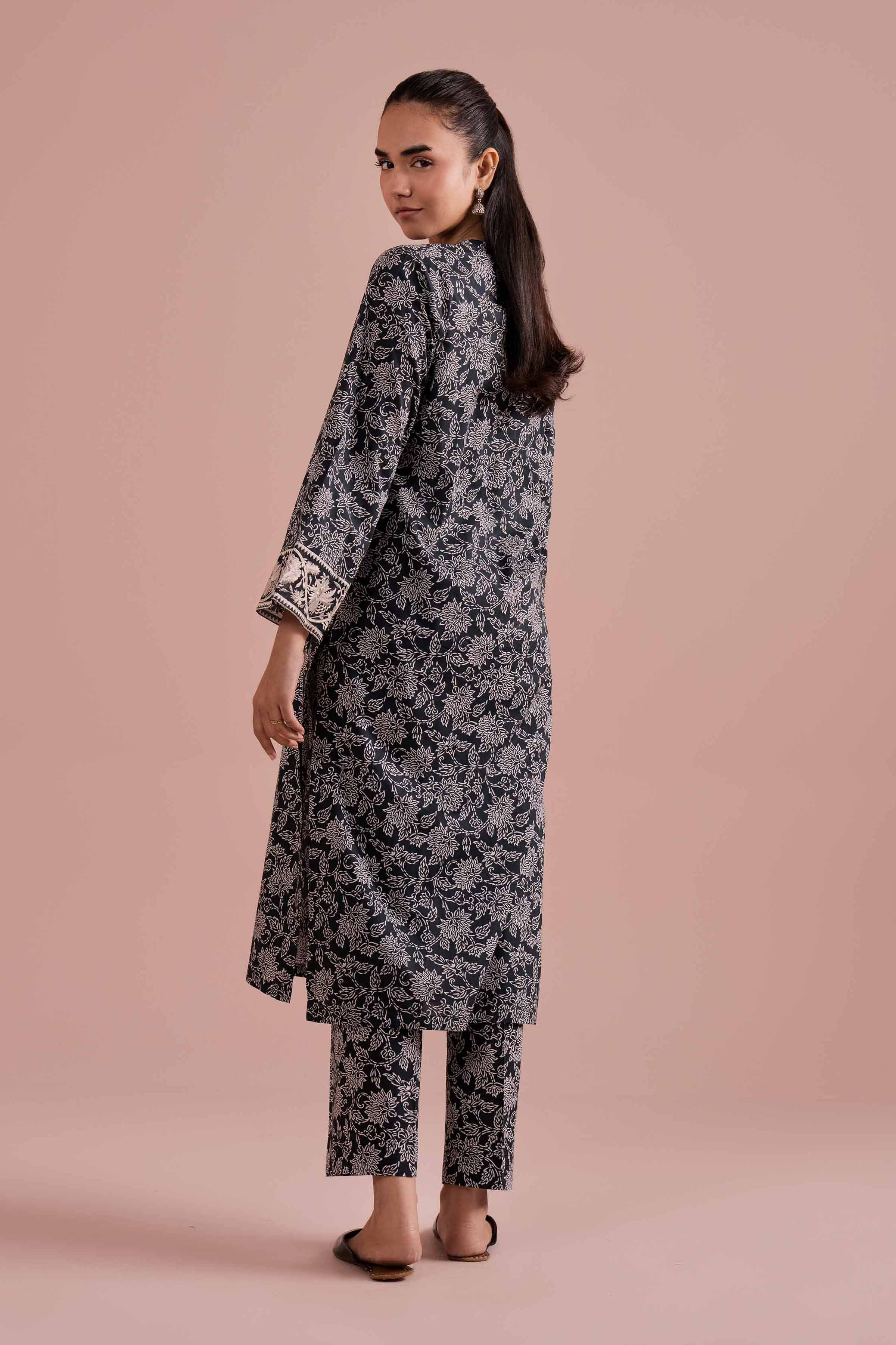 2 Piece - Printed Embroidered Suit - PE26-198 for Women - Pret Collection | Nishat | Shop Online