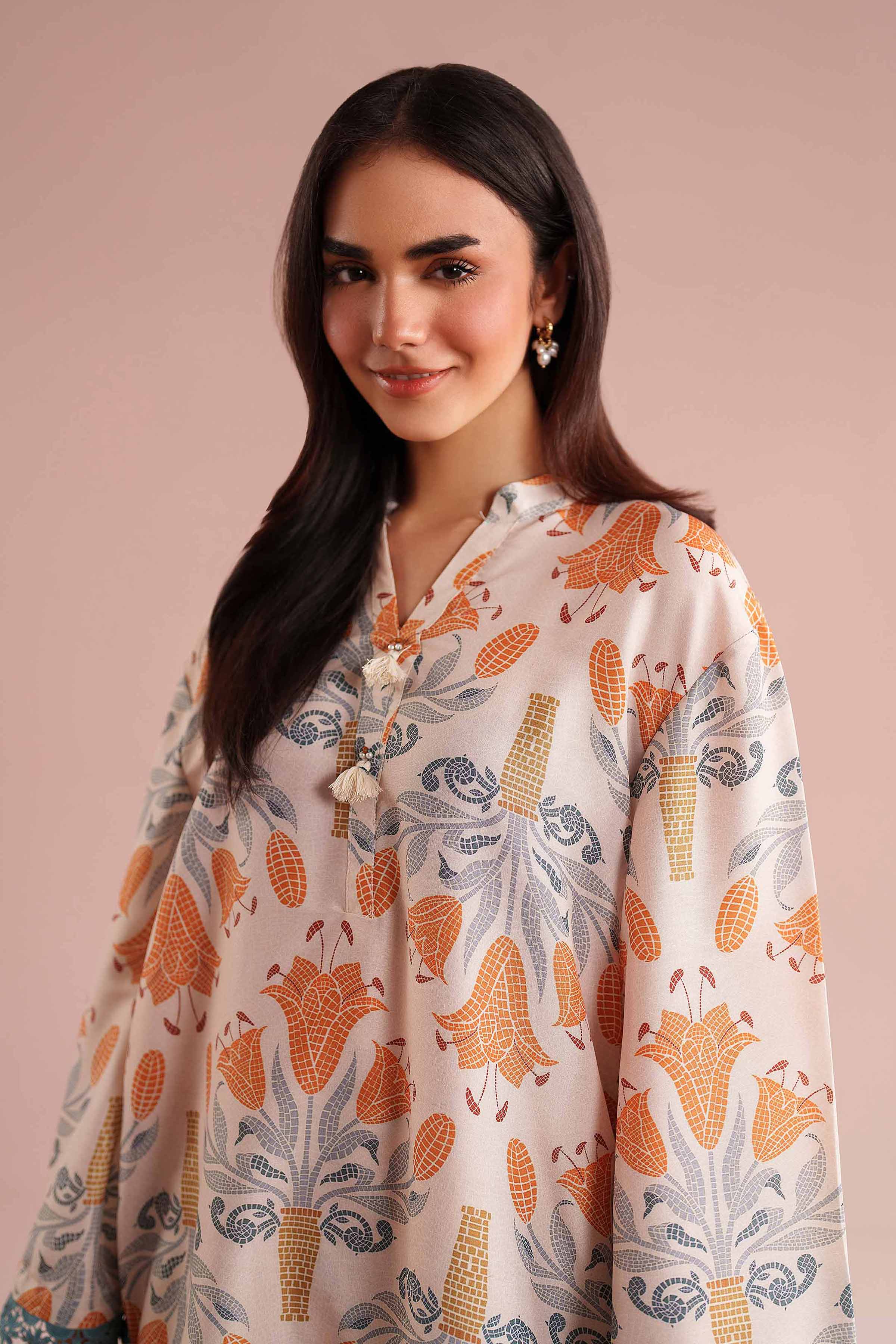 2 Piece - Printed Suit - PE26-20 for Women - Pret Collection | Nishat | Shop Online
