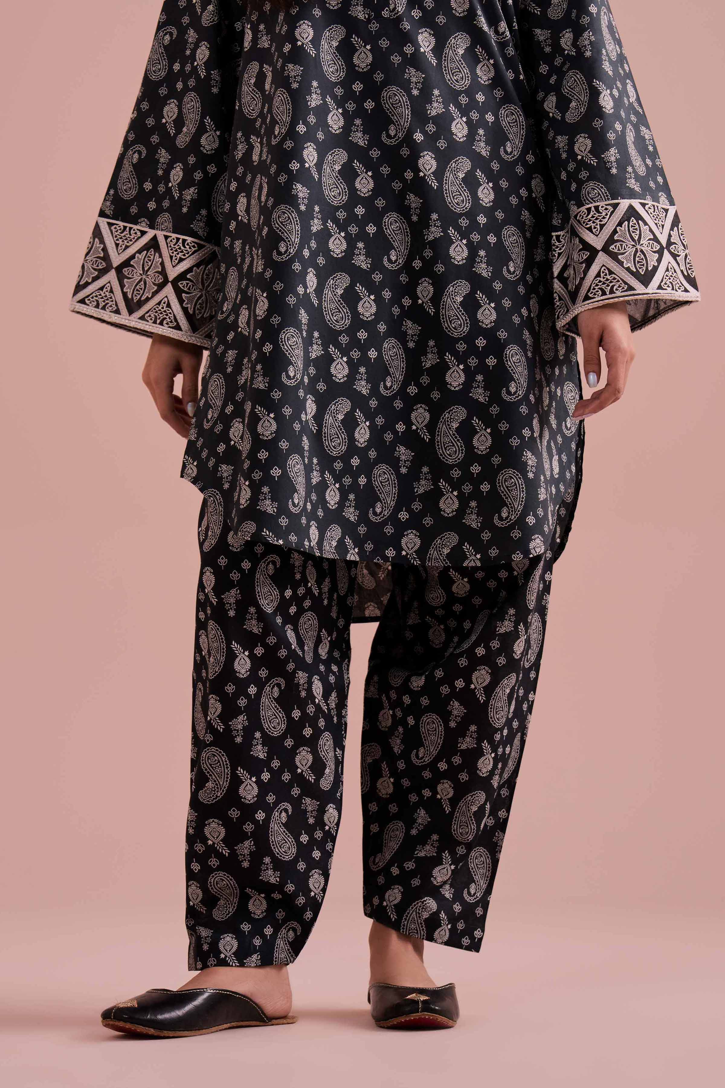 2 Piece - Printed Embroidered Suit - PE26-200 for Women - Pret Collection | Nishat | Shop Online