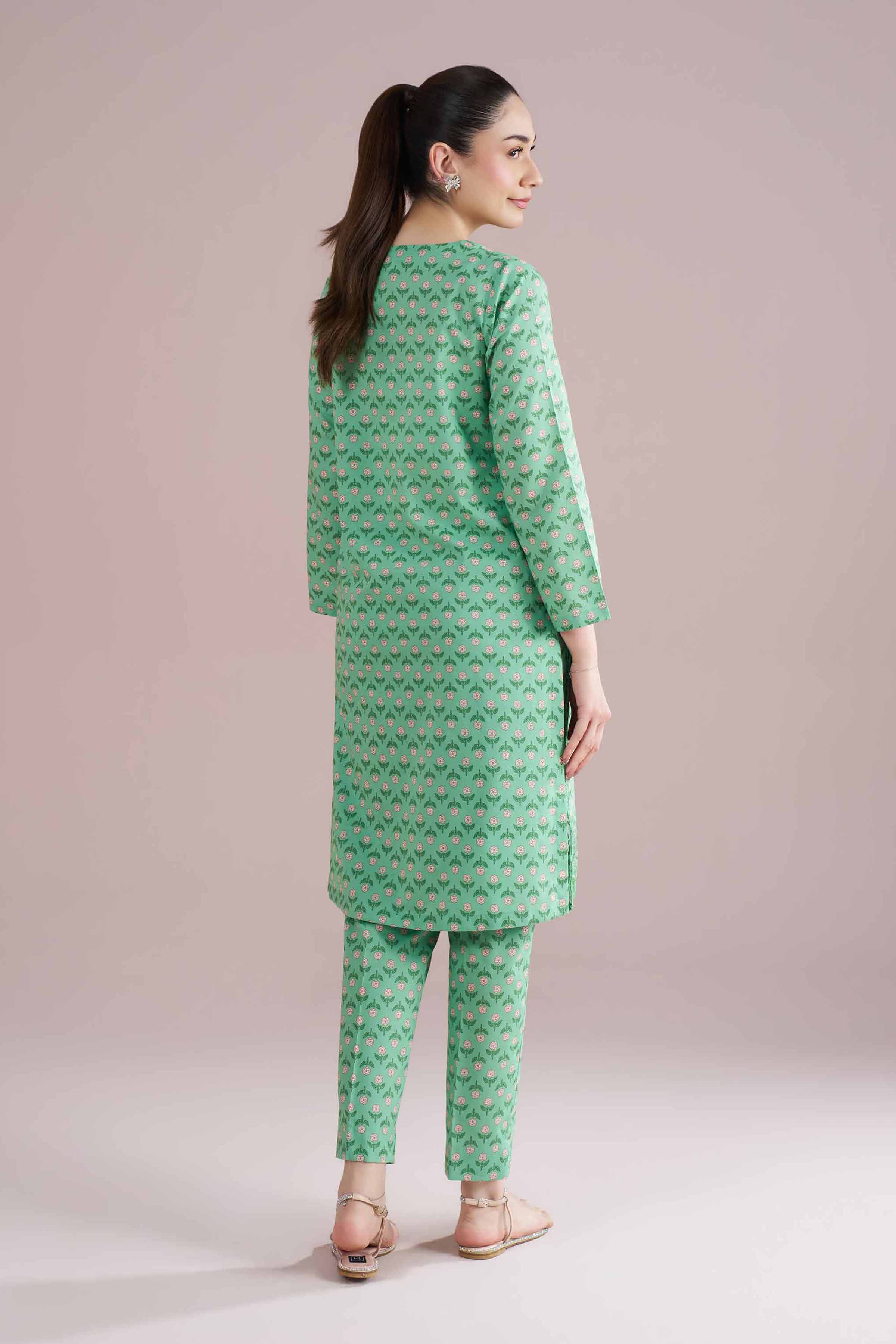 2 Piece - Printed Embroidered Suit - PE26-201 for Women - Pret Collection | Nishat | Shop Online