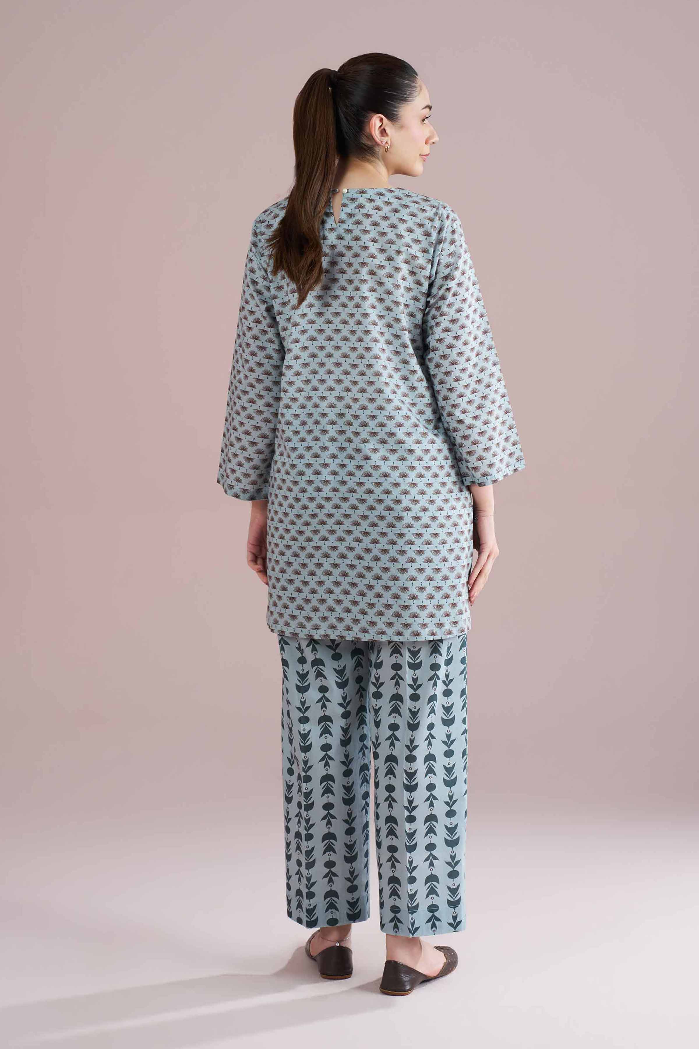 2 Piece - Printed Embroidered Suit - PE26-202 for Women - Pret Collection | Nishat | Shop Online