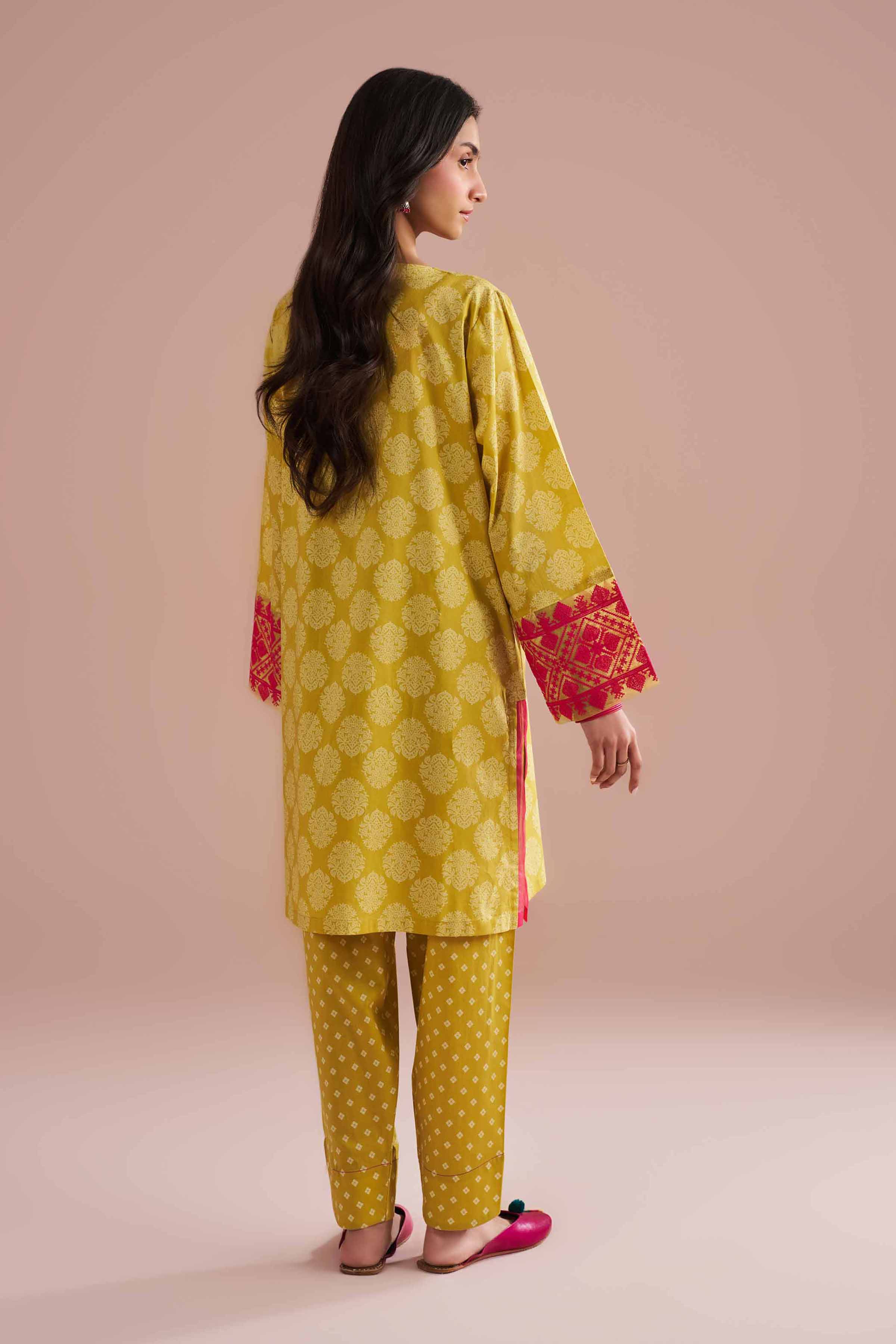 2 Piece - Printed Embroidered Suit - PE26-208 for Women - Pret Collection | Nishat | Shop Online