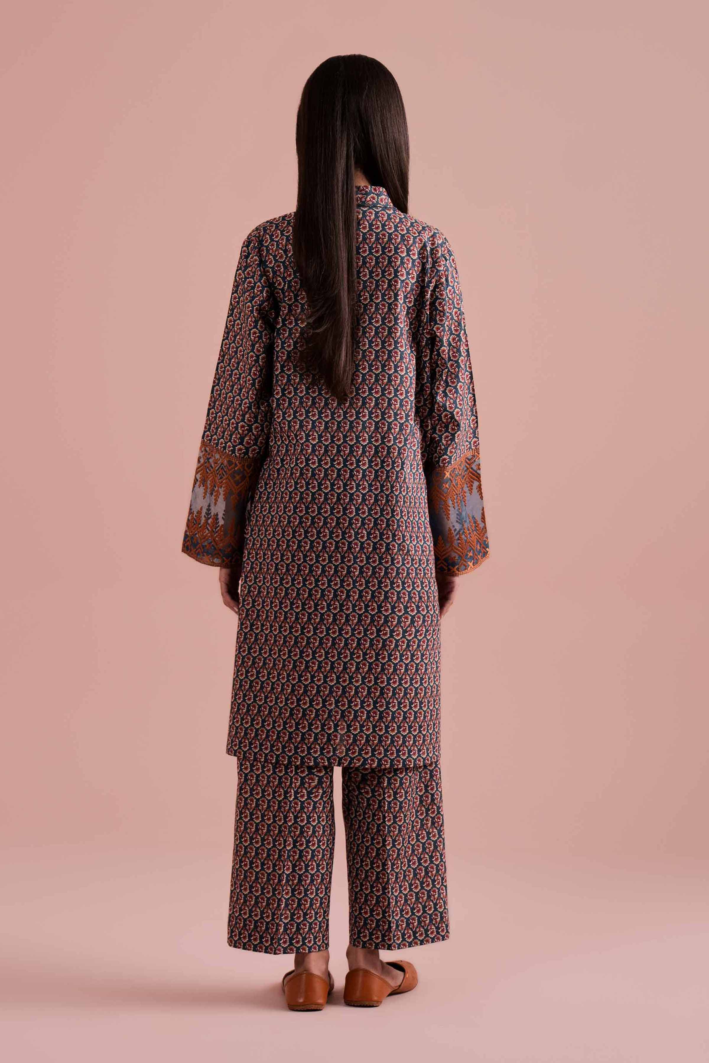 2 Piece - Printed Embroidered Suit - PE26-211 for Women - Pret Collection | Nishat | Shop Online