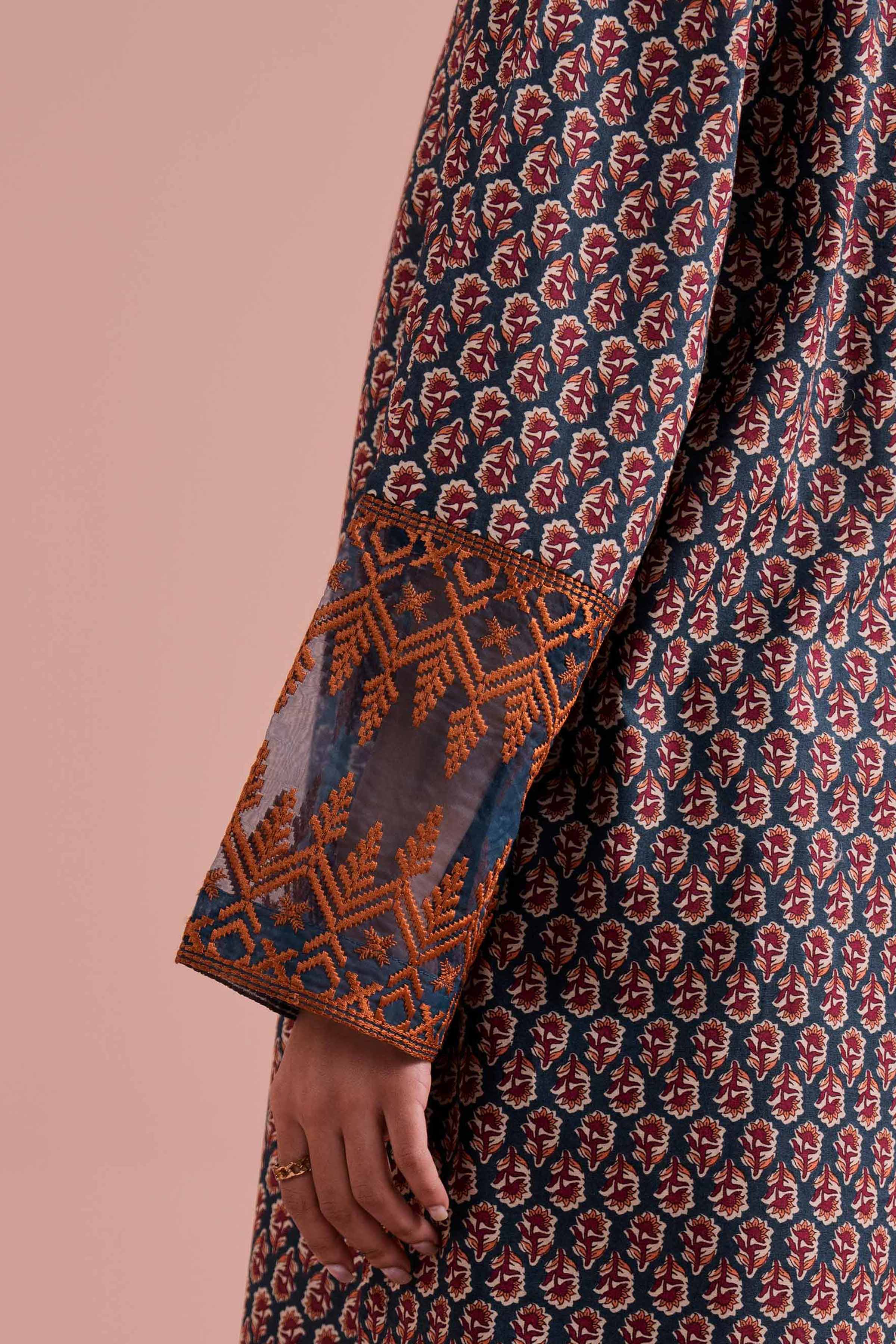 2 Piece - Printed Embroidered Suit - PE26-211 for Women - Pret Collection | Nishat | Shop Online