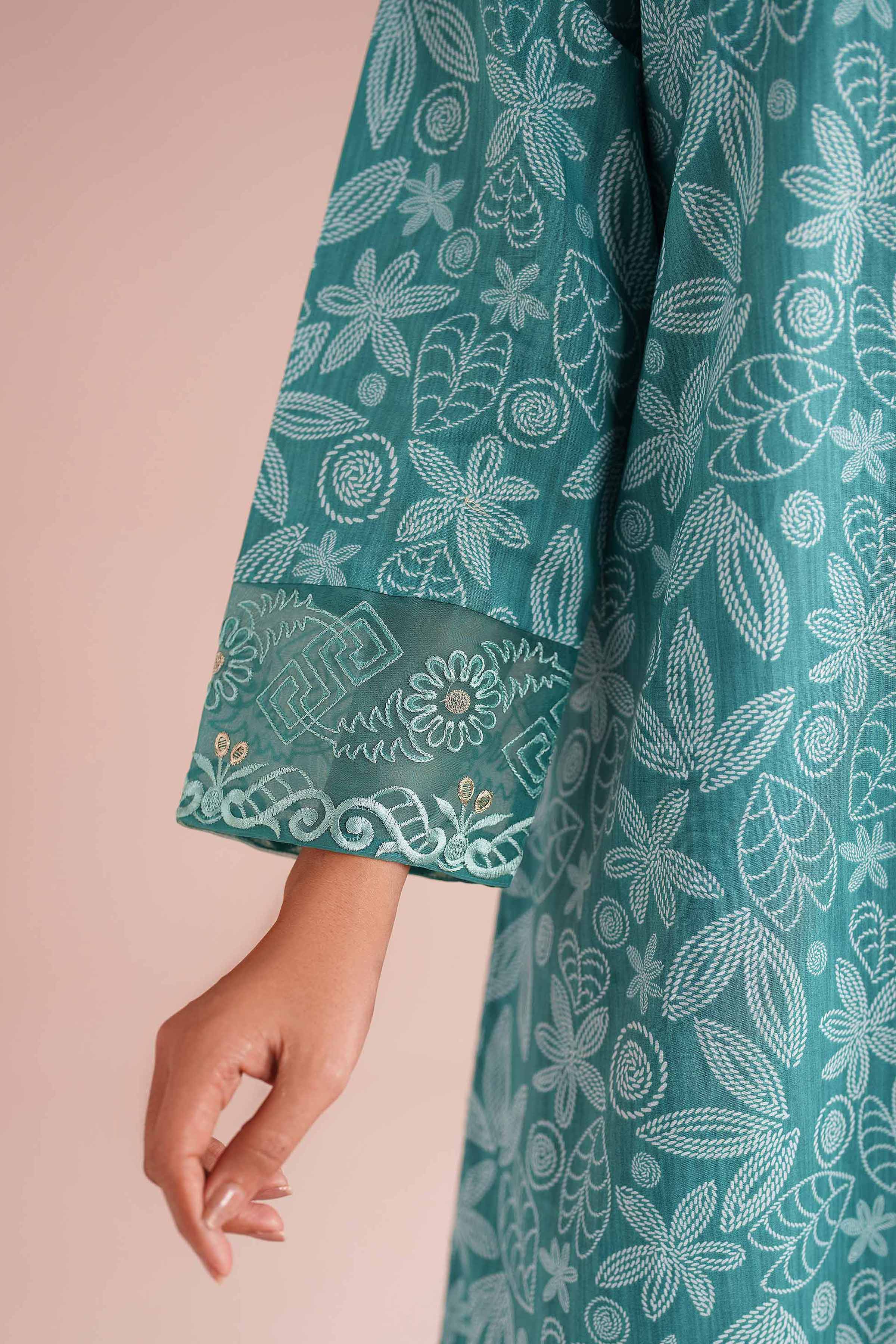 2 Piece - Printed Embroidered Suit - PE26-213 for Women - Pret Collection | Nishat | Shop Online