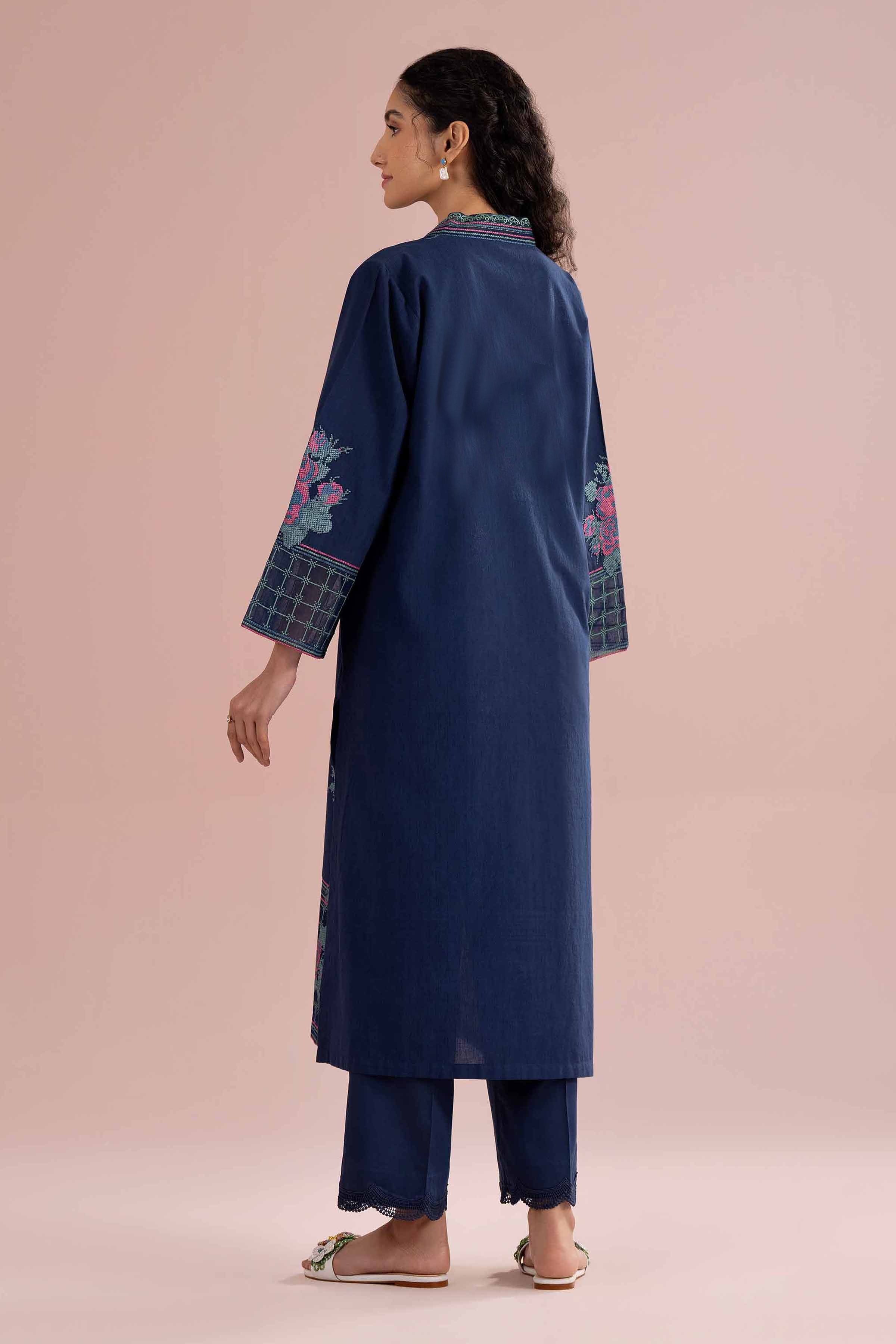 2 Piece - Embroidered Suit - PE26-230