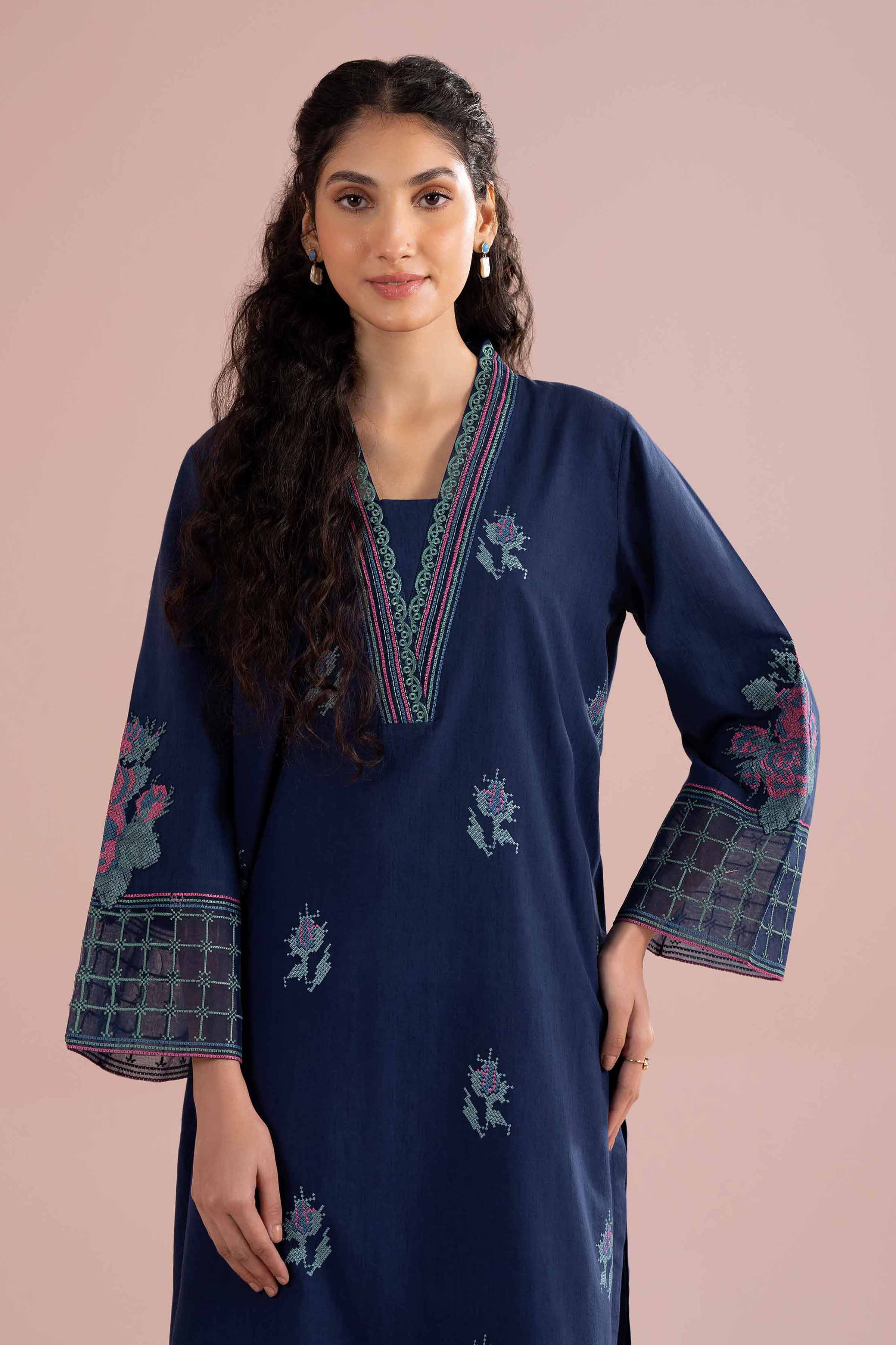 2 Piece - Embroidered Suit - PE26-230