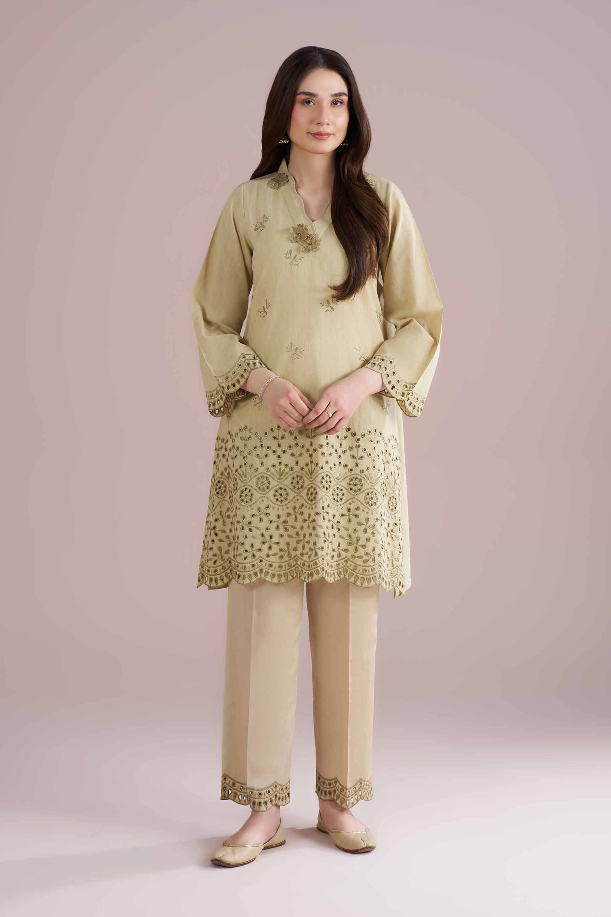 2 Piece - Embroidered Suit - PE26-233 for Women - Pret Collection | Nishat | Shop Online