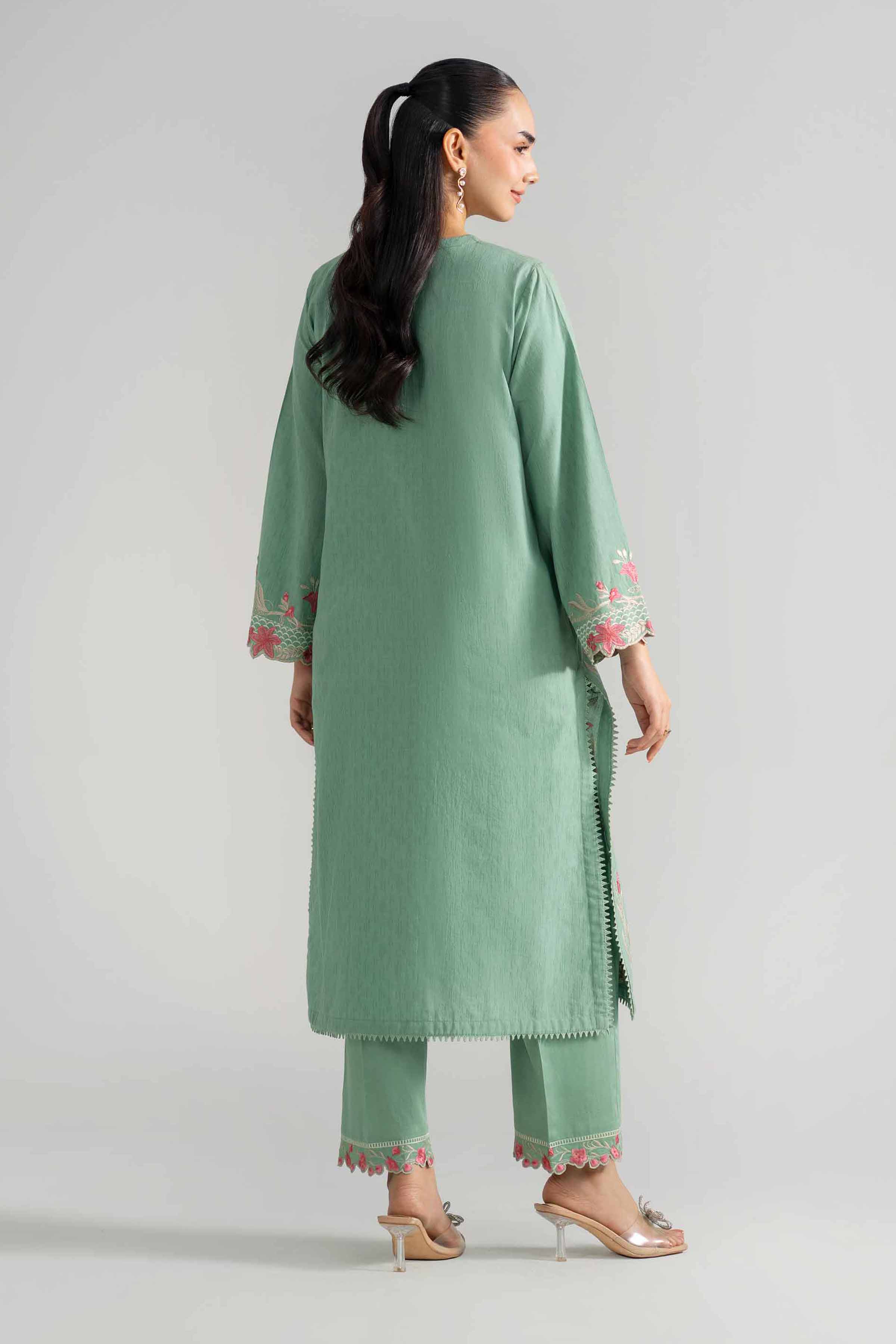 2 Piece - Embroidered Suit - PE26-234