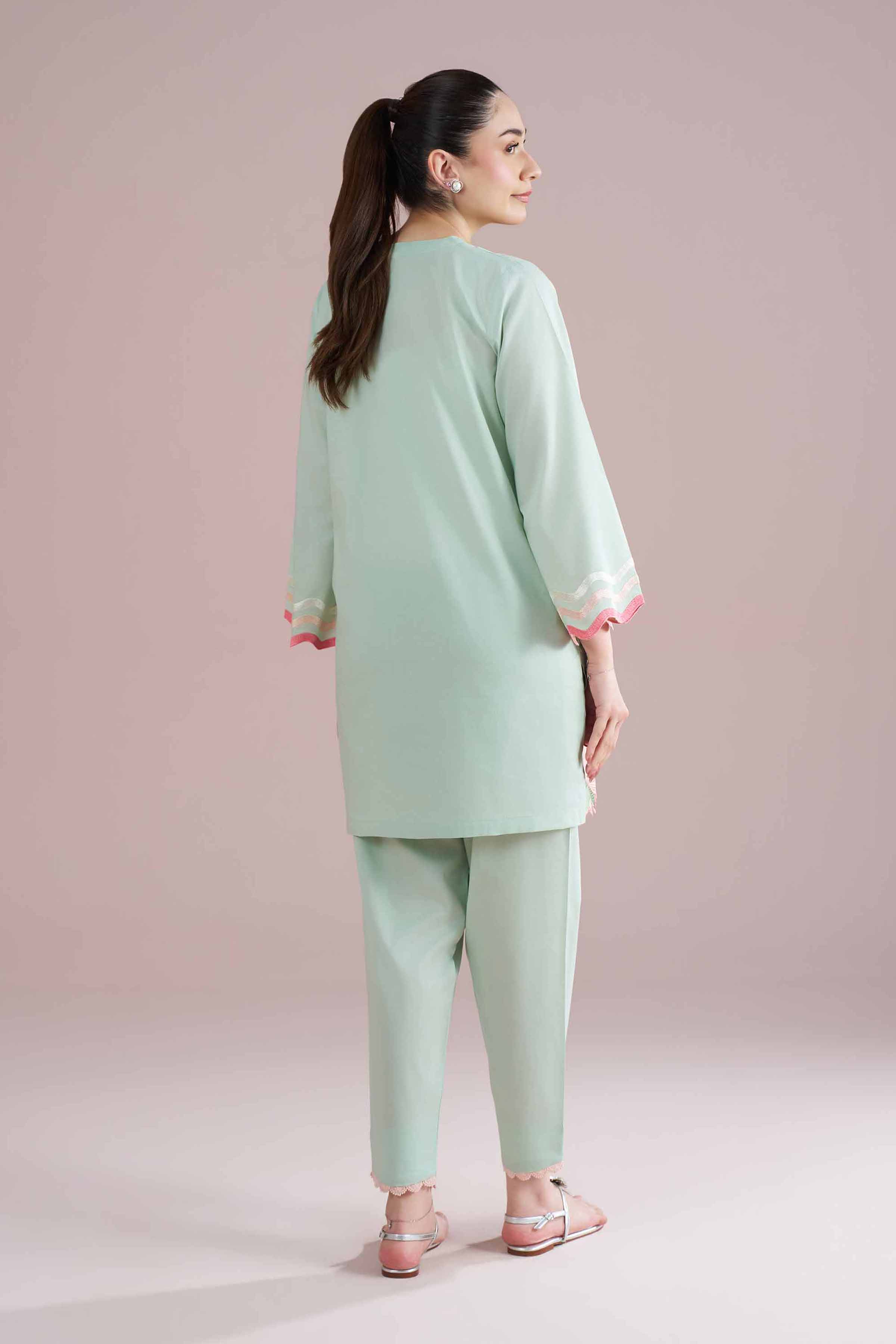 2 Piece - Embroidered Suit - PE26-235 for Women - Pret Collection | Nishat | Shop Online