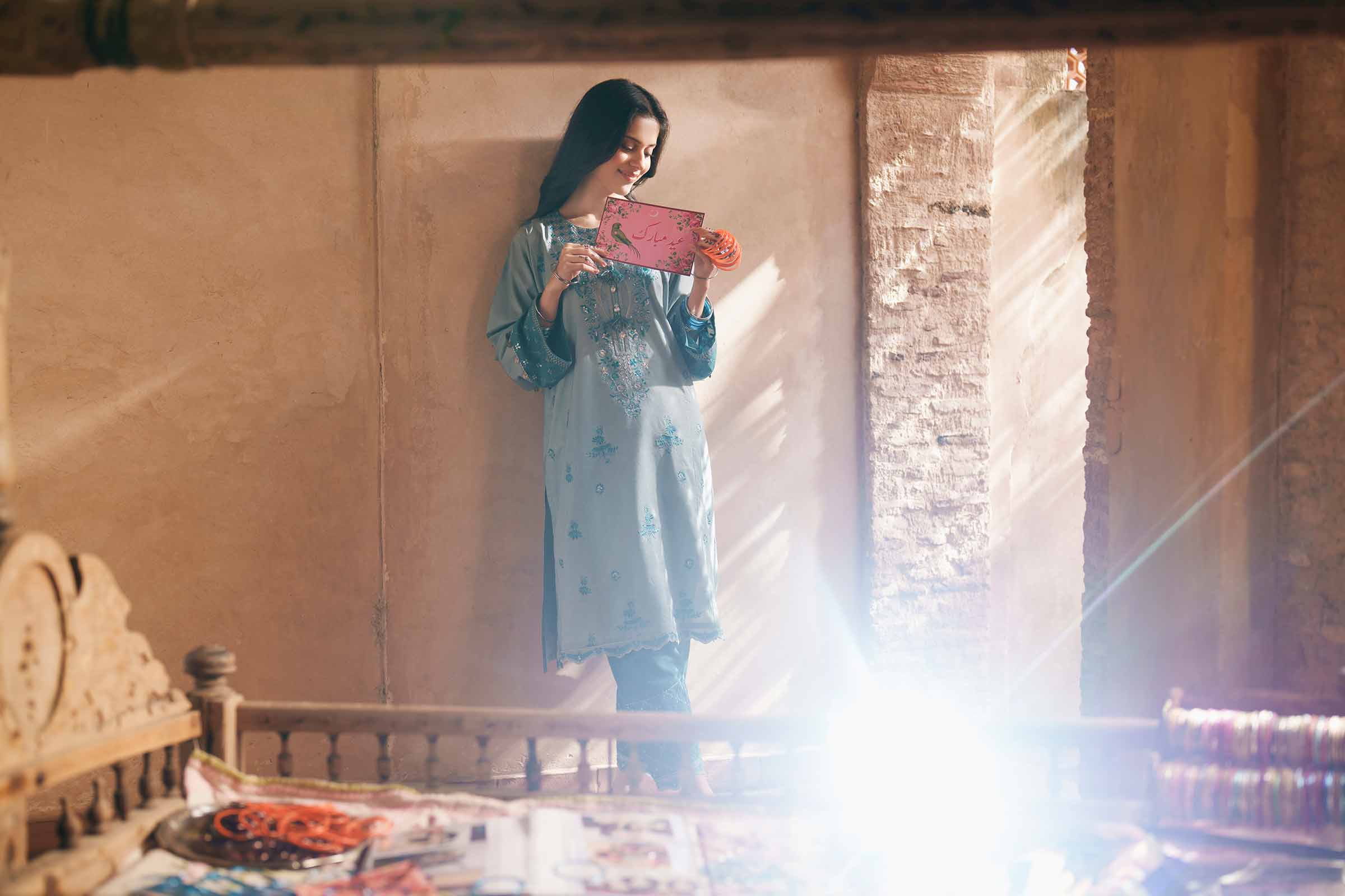 2 Piece - Embroidered Suit - PE26-236