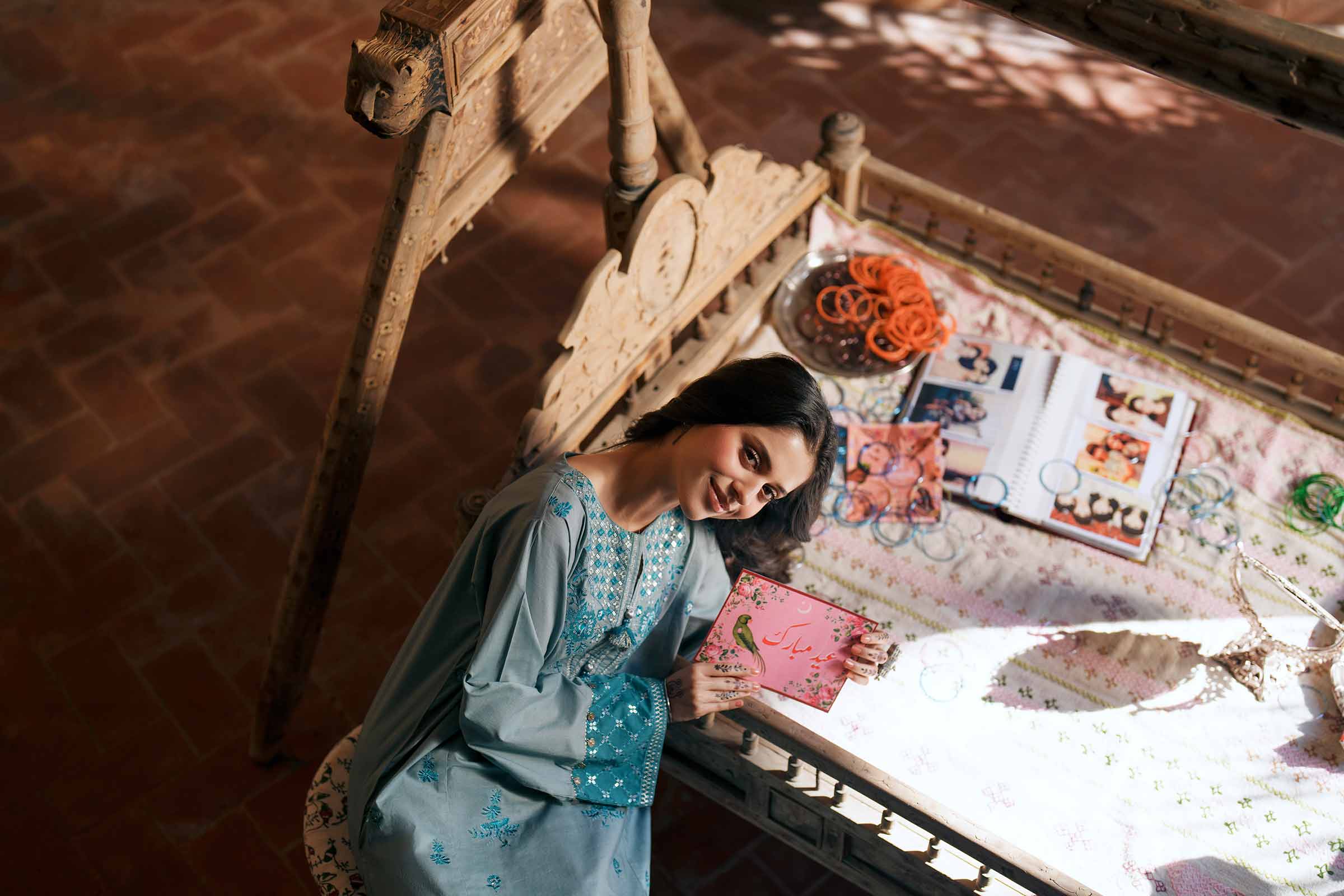 2 Piece - Embroidered Suit - PE26-236