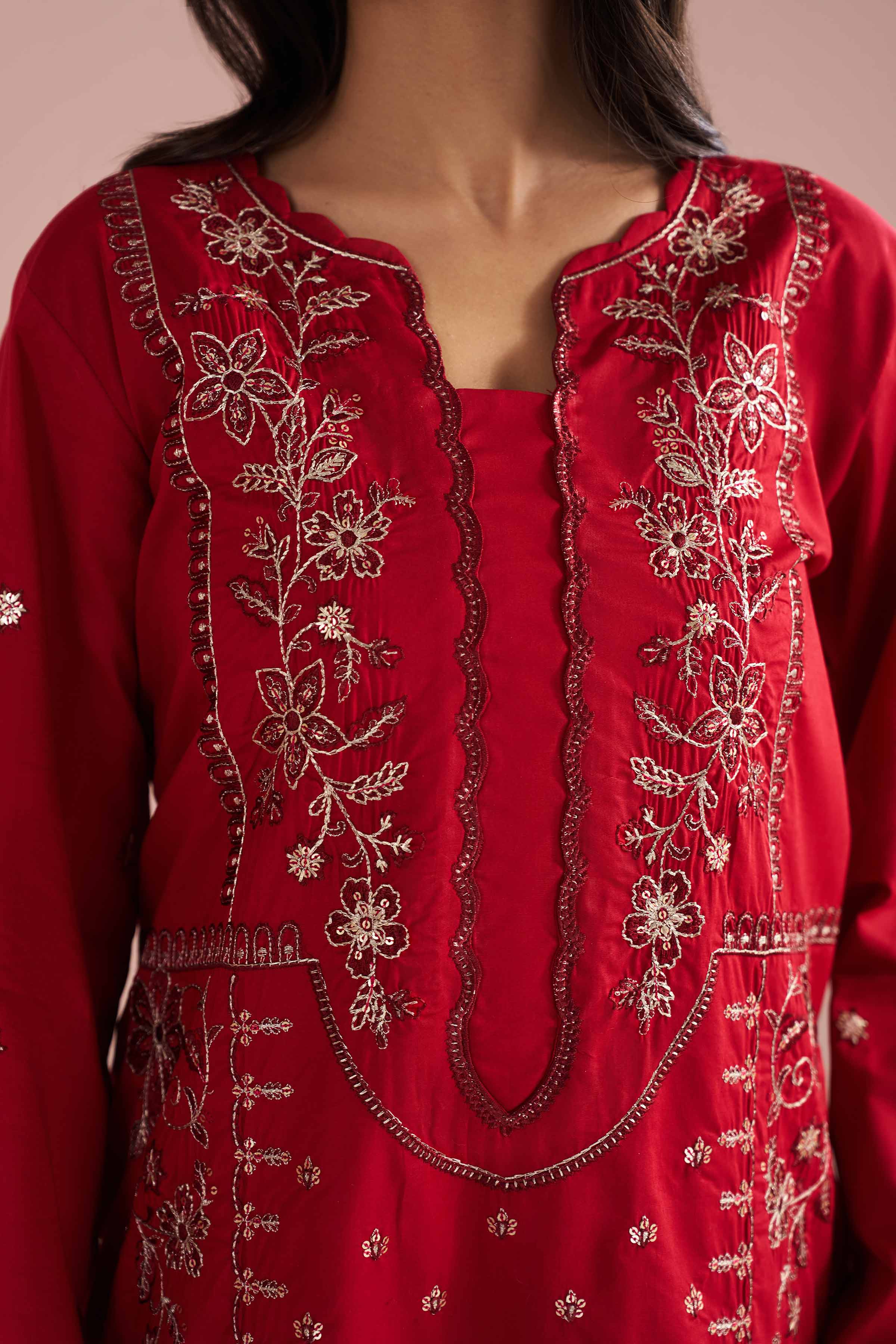 2 Piece - Embroidered Suit - PE26-237 for Women - Pret Collection | Nishat | Shop Online