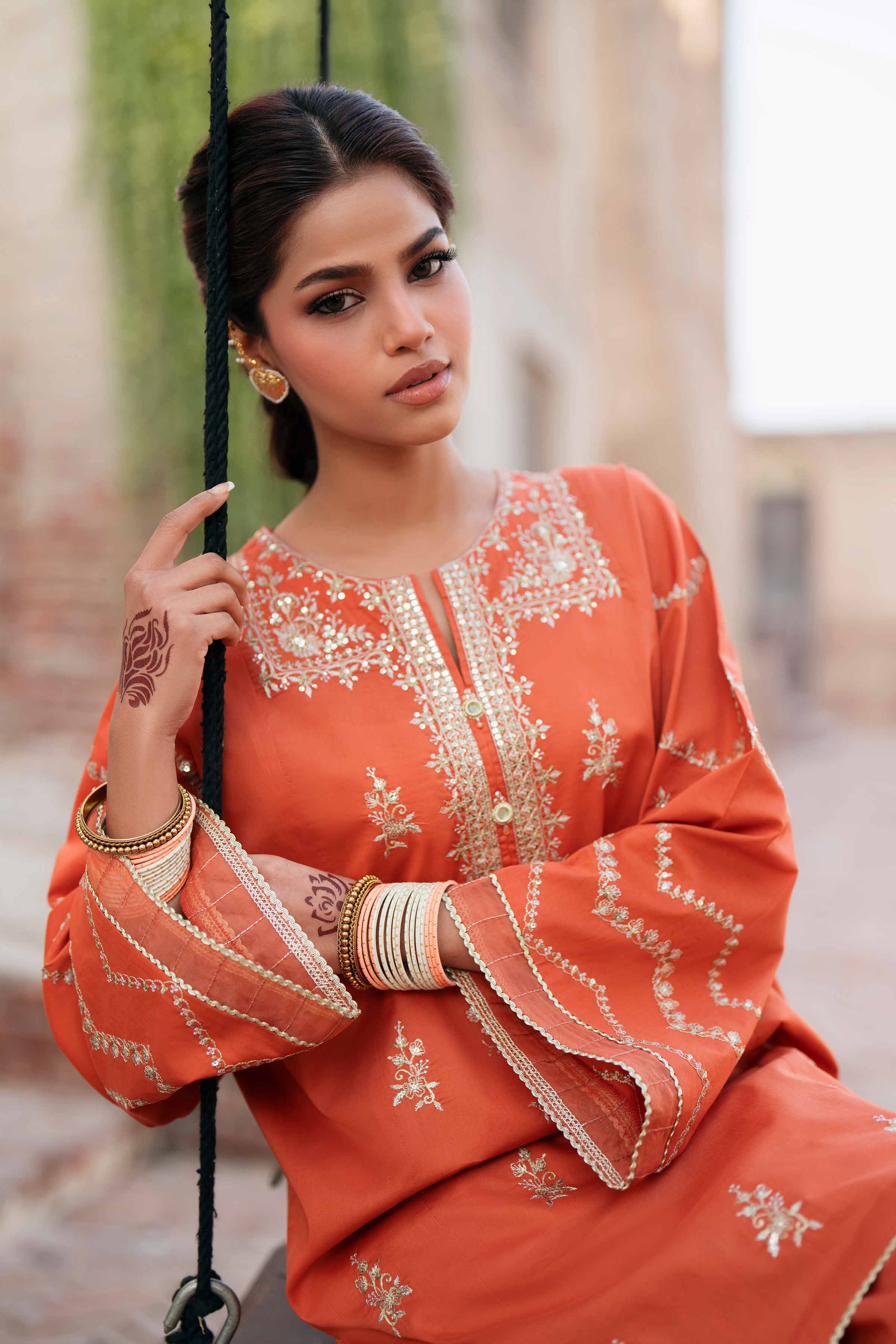 2 Piece - Embroidered Suit - PE26-243 for Women - Pret Collection | Nishat | Shop Online