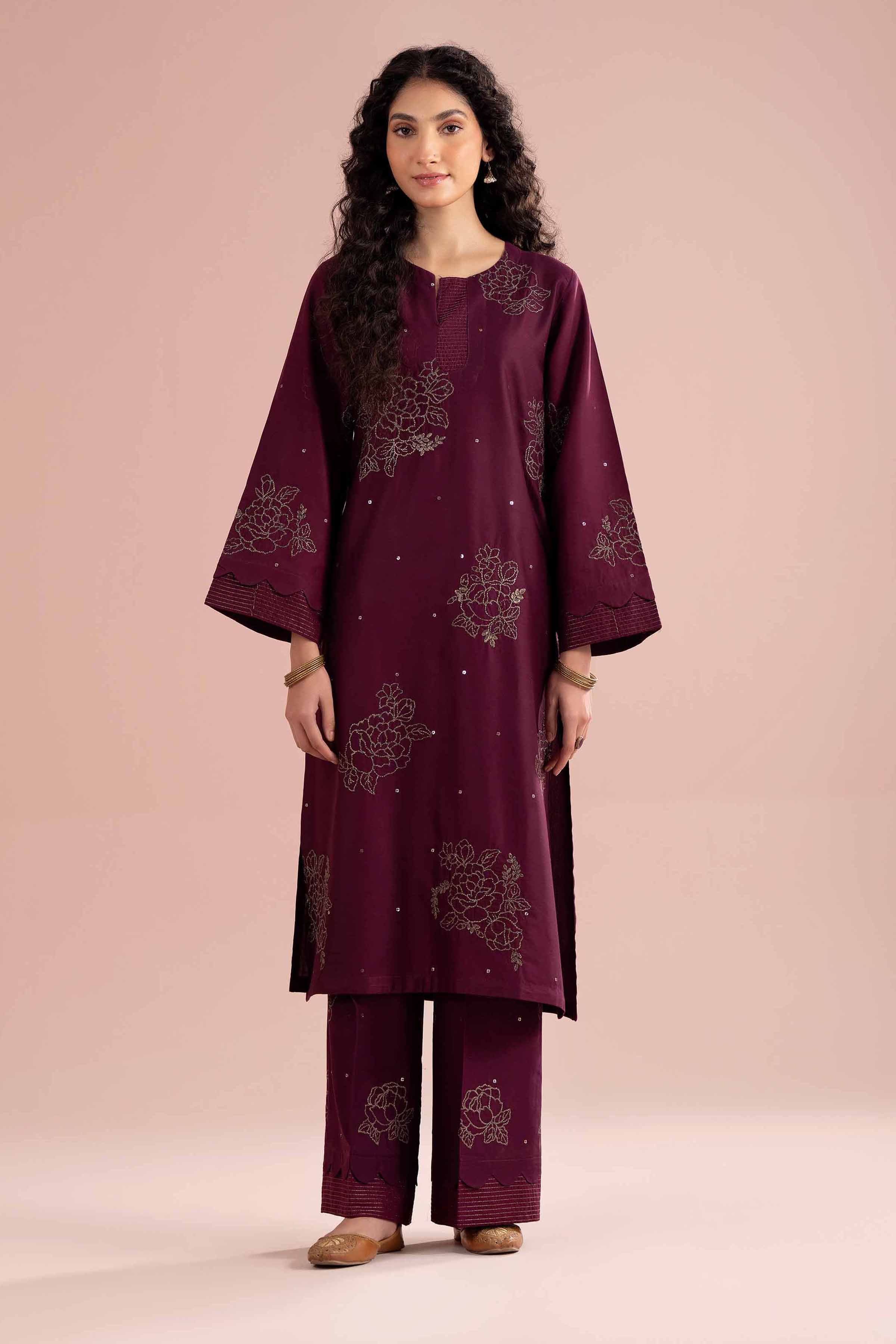 2 Piece - Embroidered Suit - PE26-245 for Women - Pret Collection | Nishat | Shop Online
