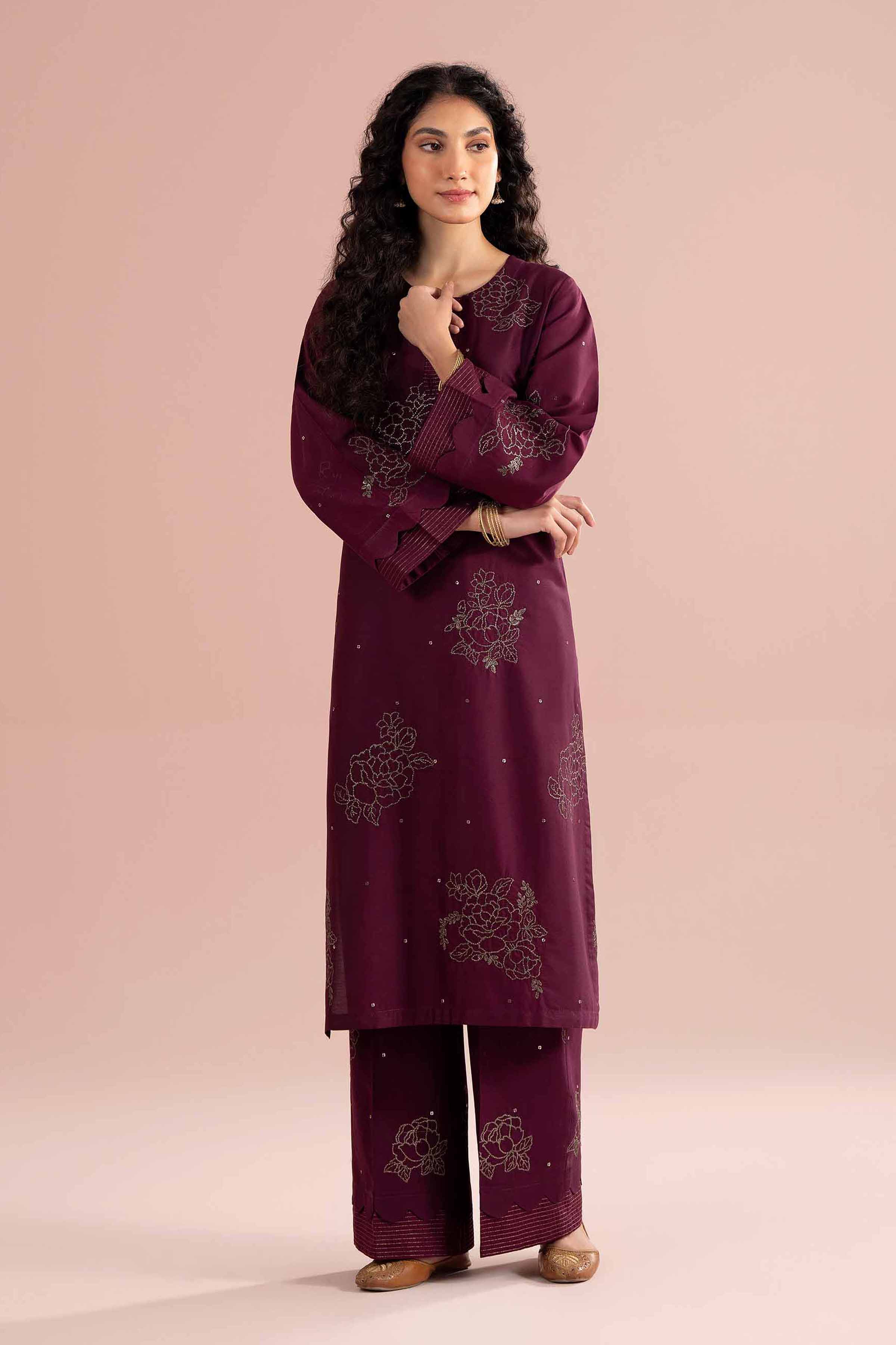 2 Piece - Embroidered Suit - PE26-245 for Women - Pret Collection | Nishat | Shop Online