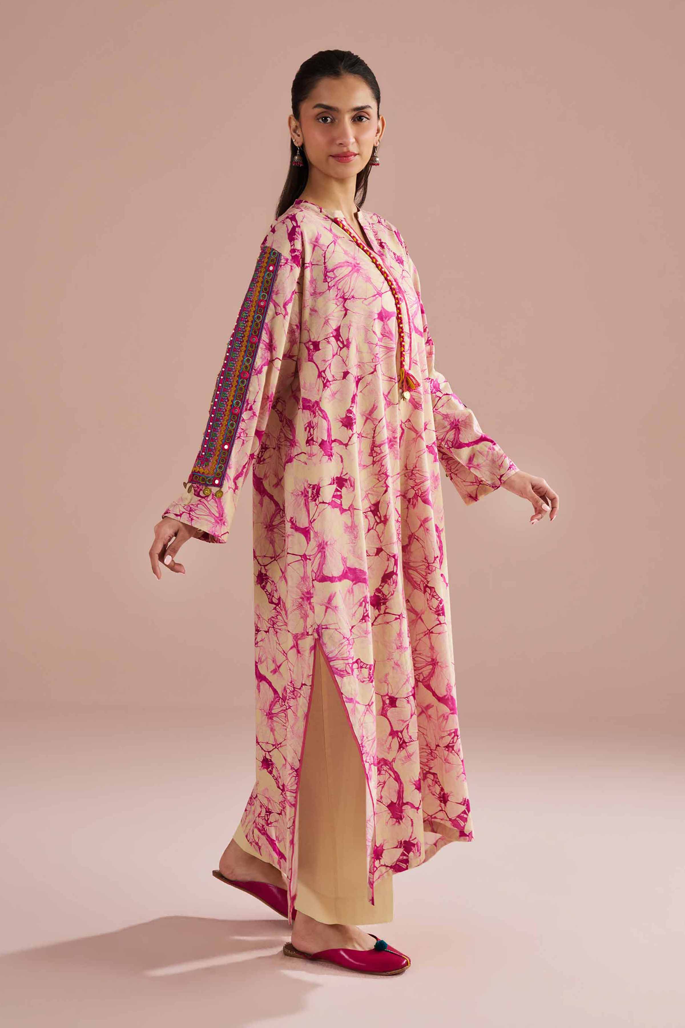 2 Piece - Printed Embroidered Suit - PE26-253 for Women - Pret Collection | Nishat | Shop Online