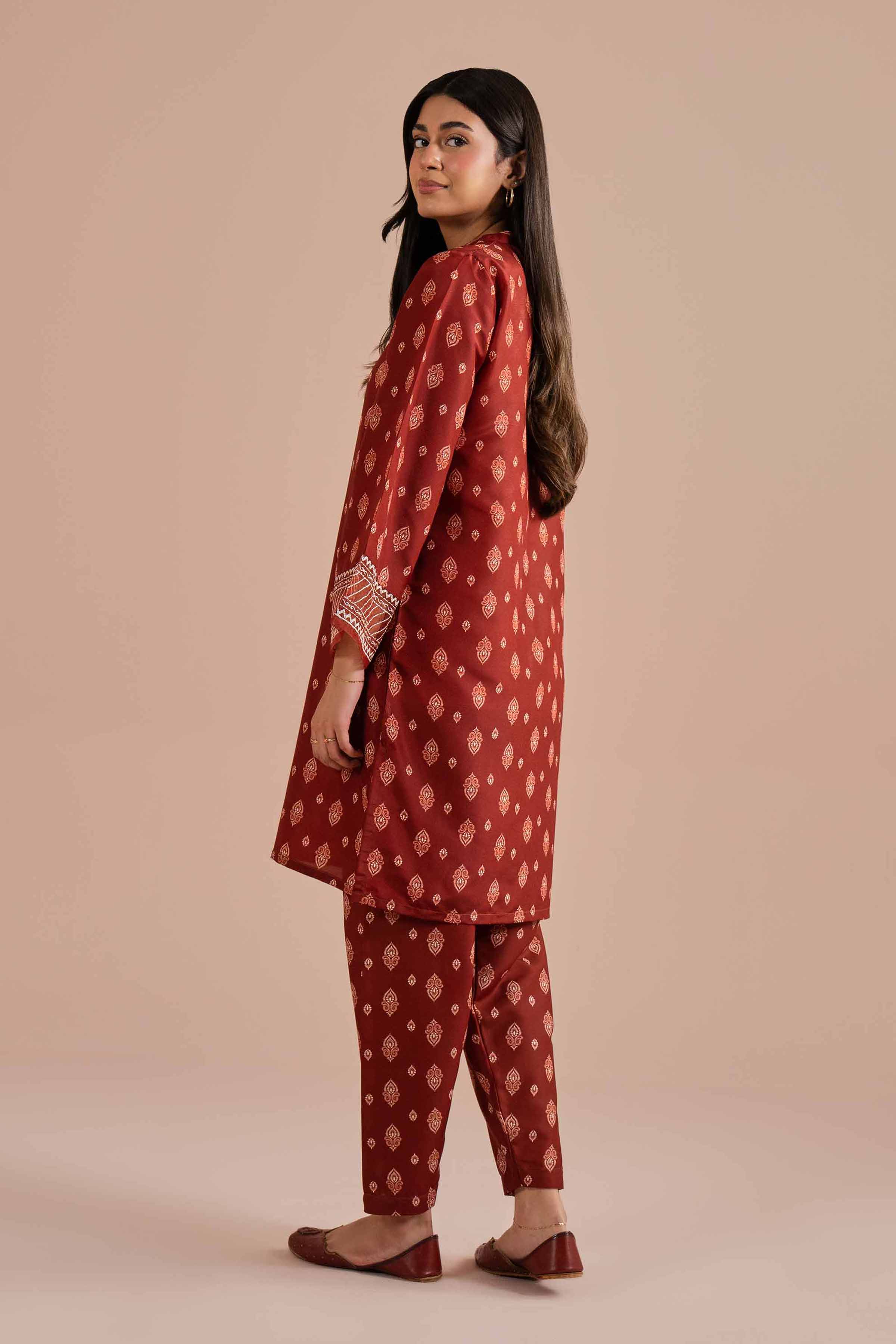 2 Piece - Printed Embroidered Suit - PE26-26 for Women - Pret Collection | Nishat | Shop Online