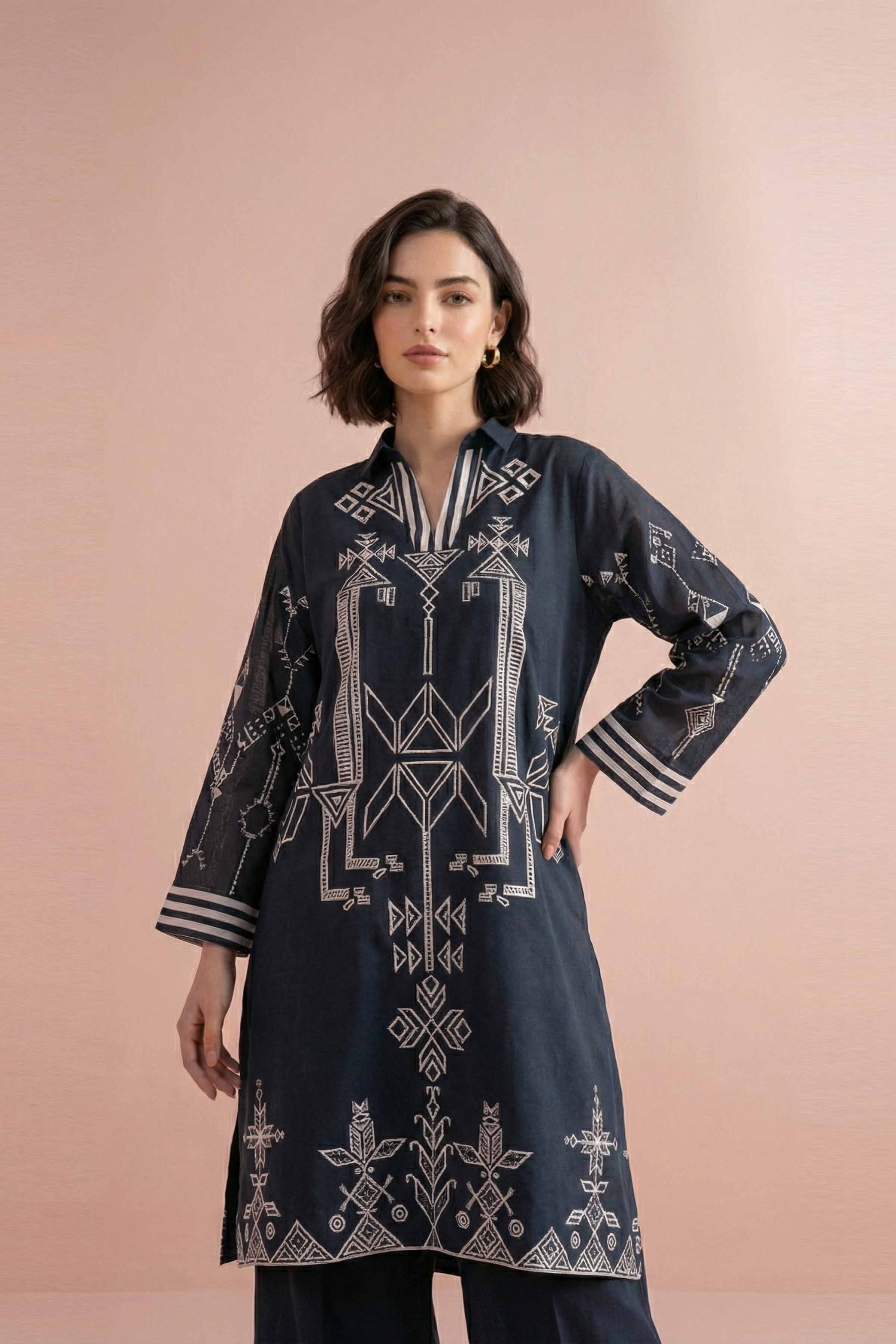 2 Piece - Printed Suit - PE26-263