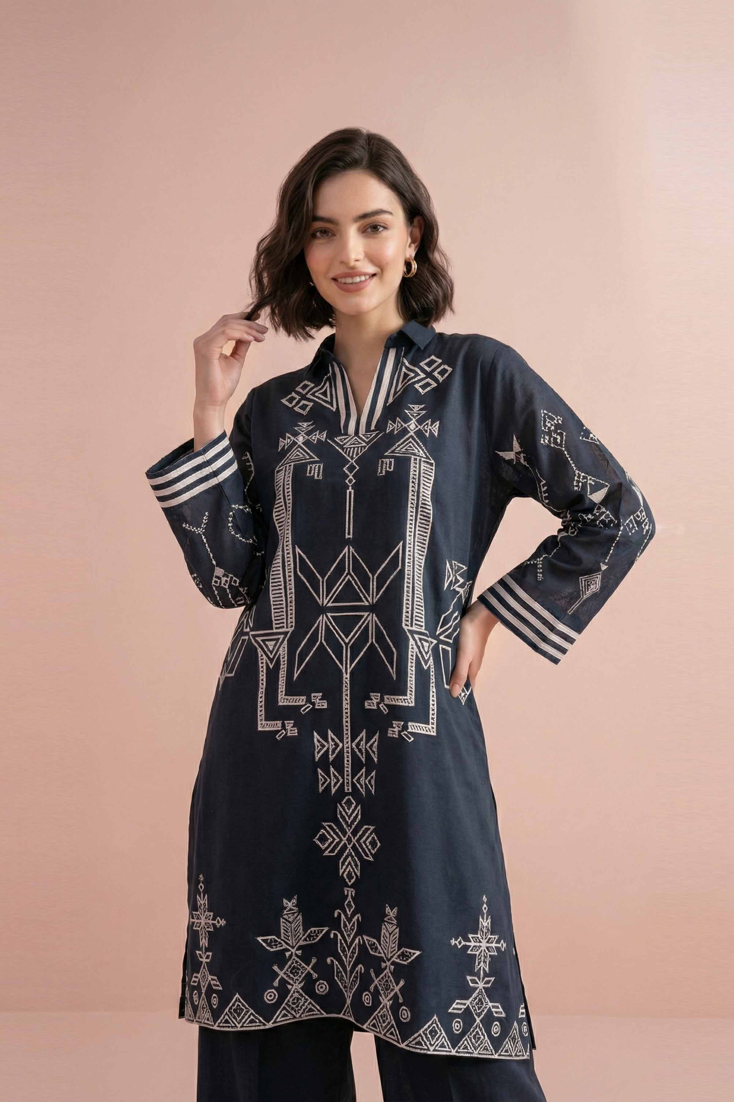 2 Piece - Printed Suit - PE26-263