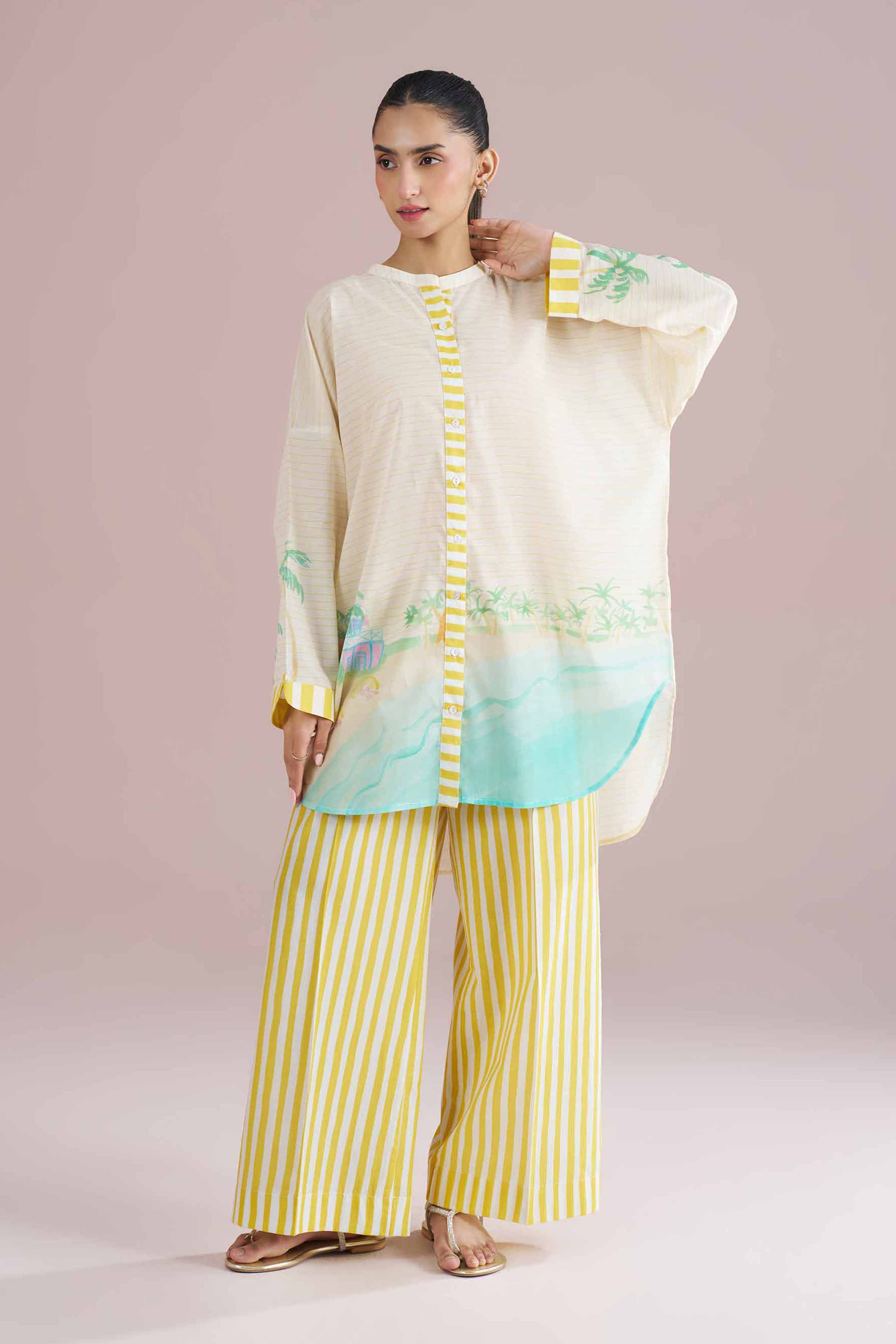 2 Piece - Printed Suit - PE26-264 for Women - Pret Collection | Nishat | Shop Online