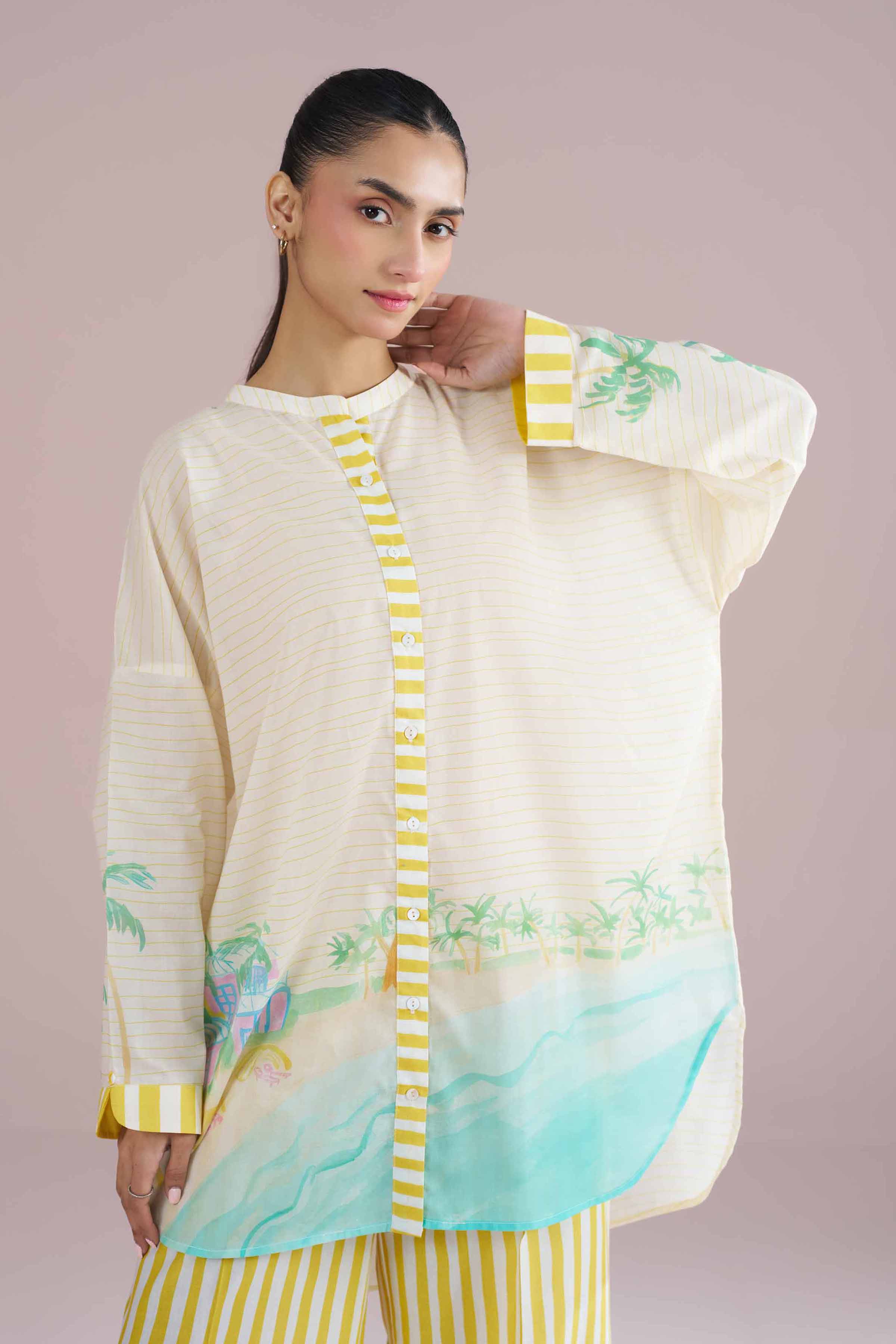 2 Piece - Printed Suit - PE26-264 for Women - Pret Collection | Nishat | Shop Online