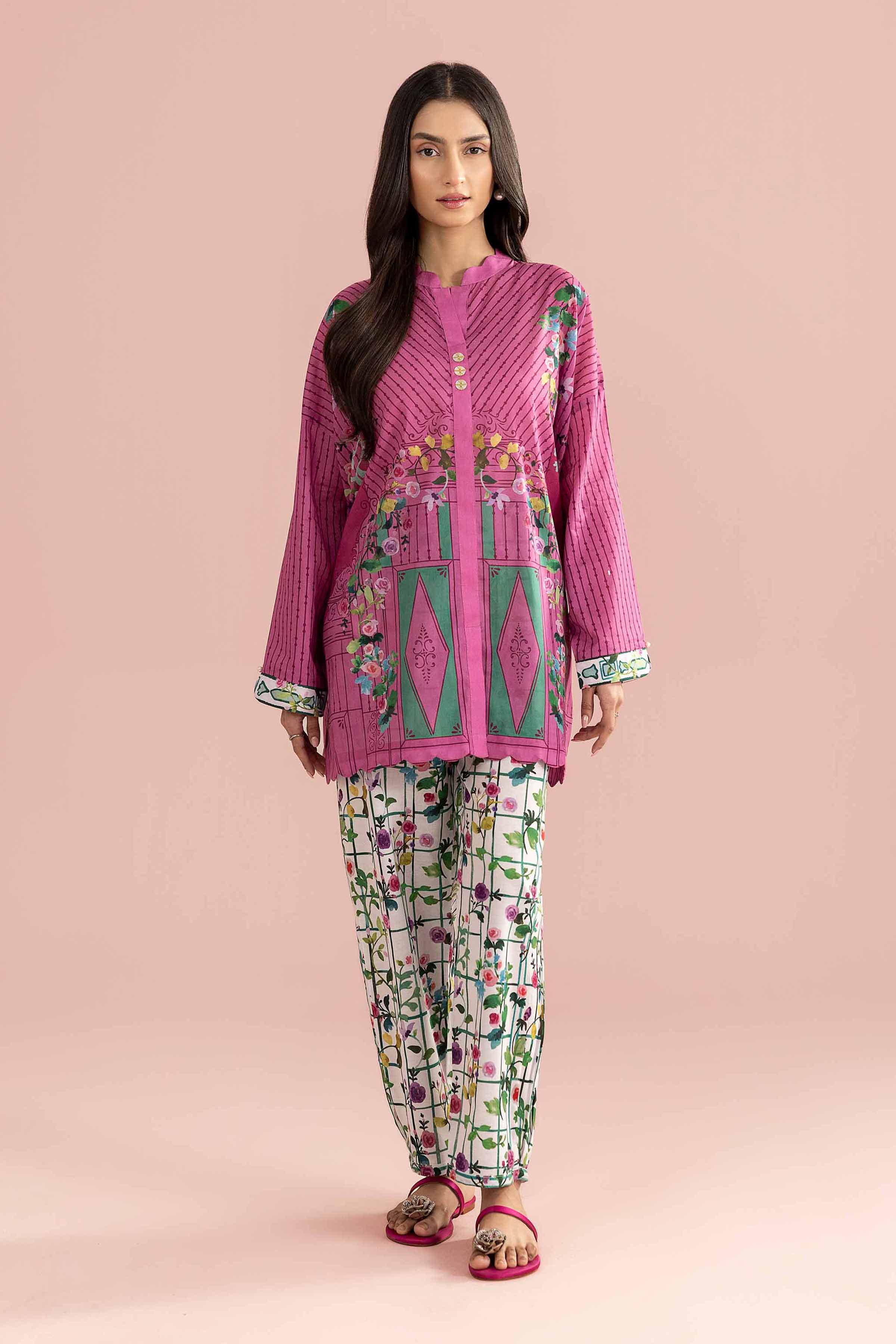 2 Piece - Printed Suit - PE26-266 for Women - Pret Collection | Nishat | Shop Online