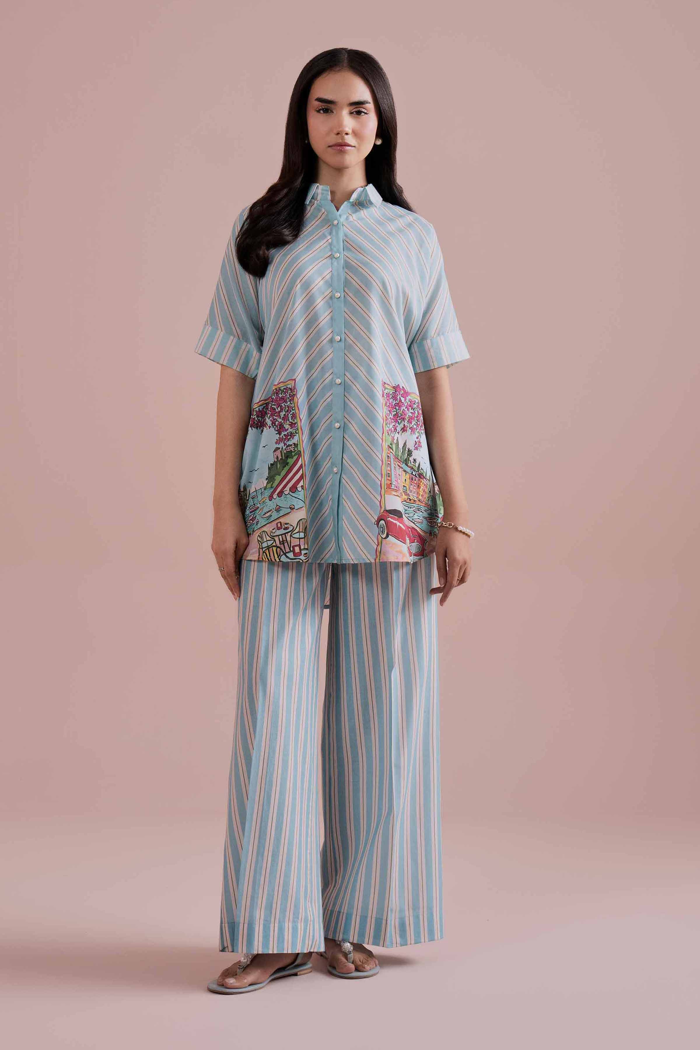 2 Piece - Printed Suit - PE26-267