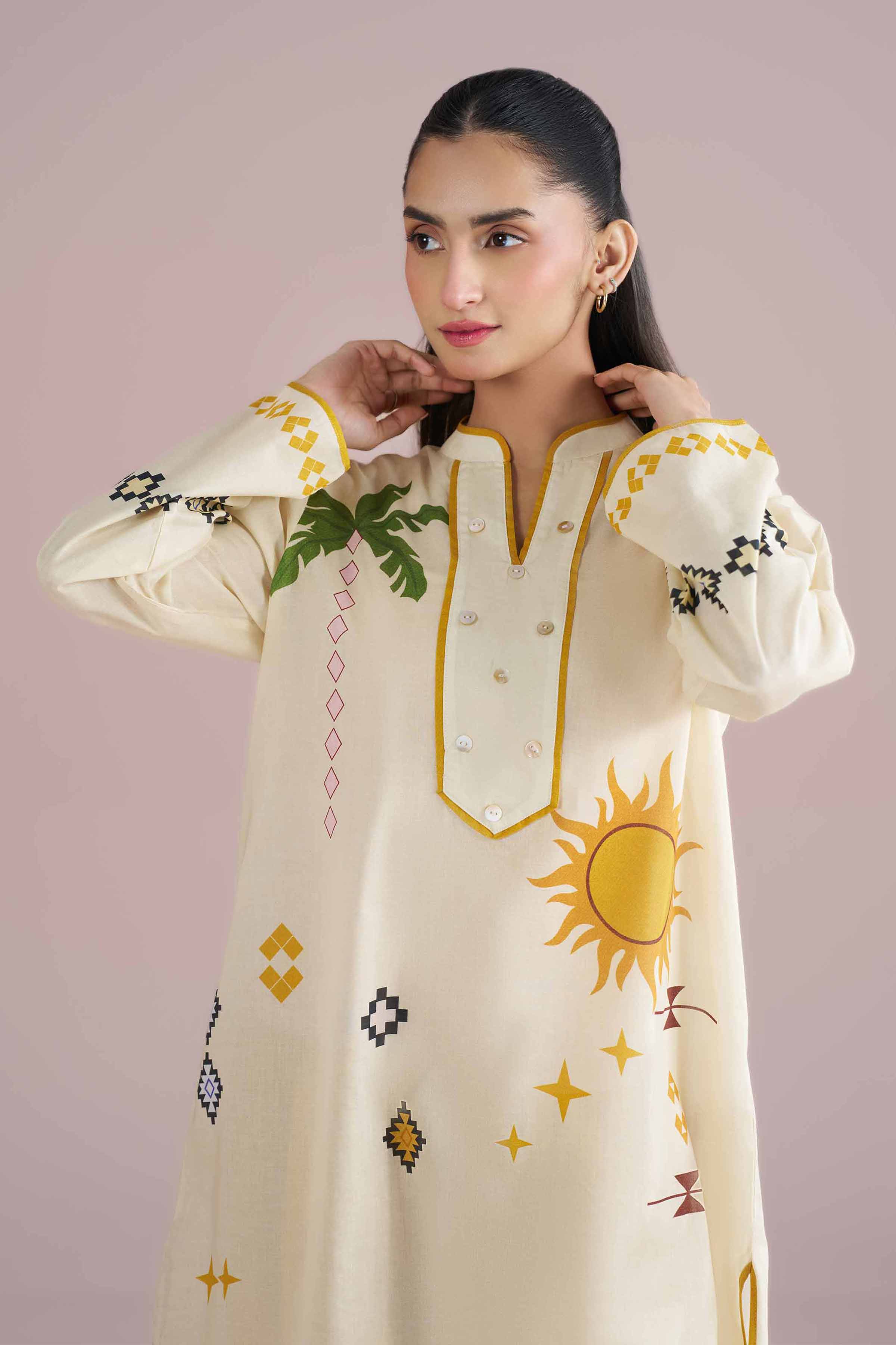 2 Piece - Printed Suit - PE26-269 for Women - Pret Collection | Nishat | Shop Online