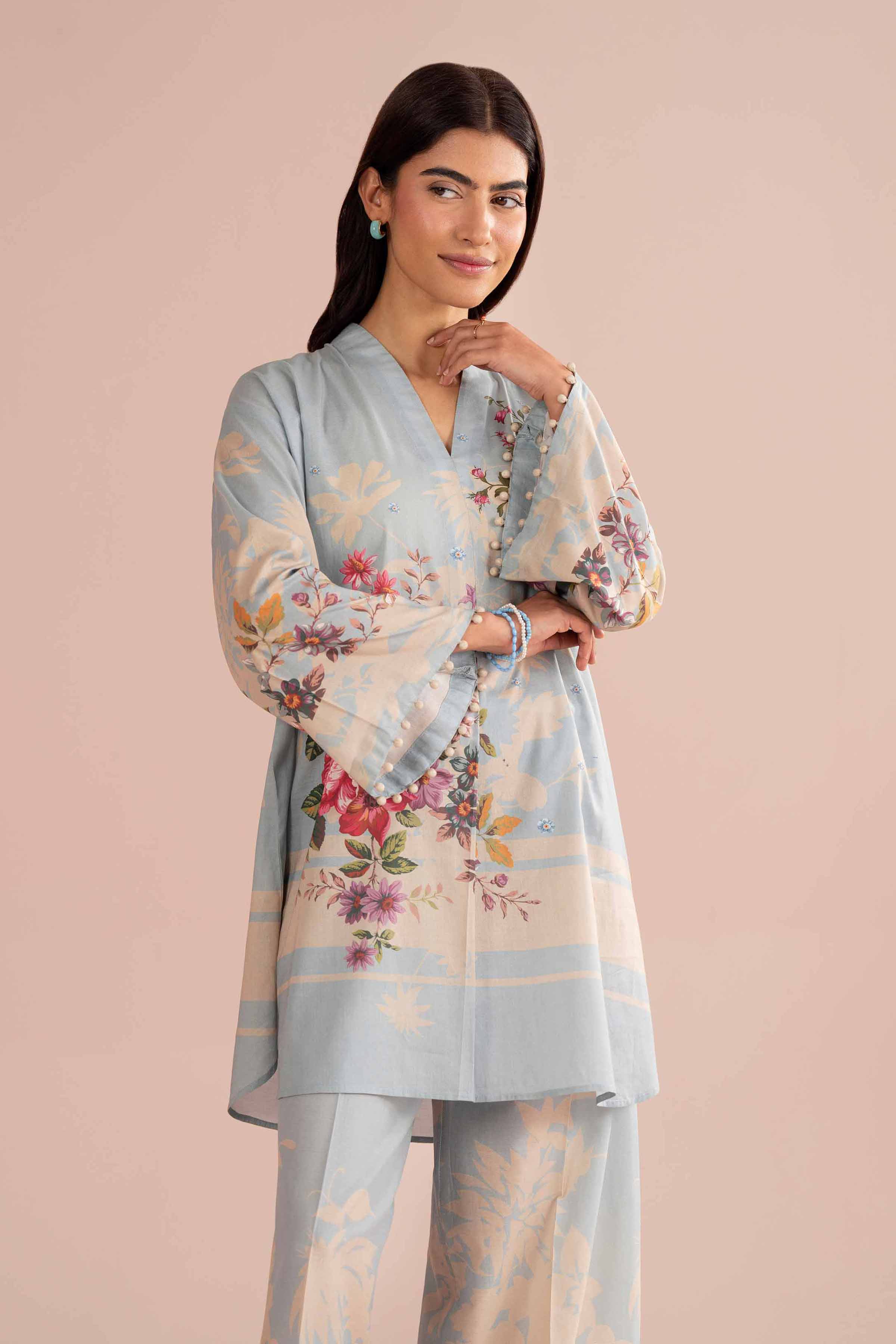 2 Piece - Printed Suit - PE26-270 for Women - Pret Collection | Nishat | Shop Online