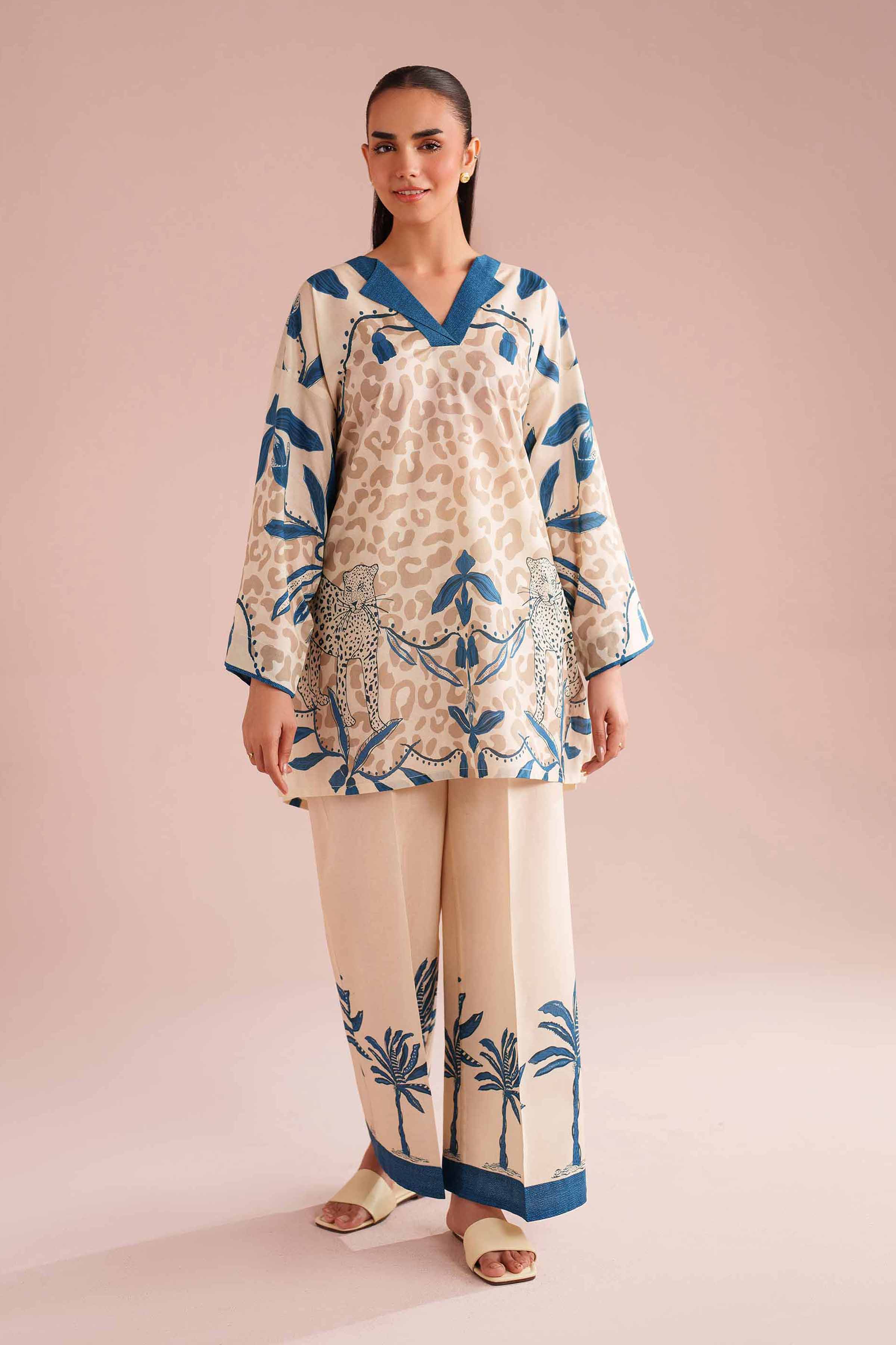 2 Piece - Printed Suit - PE26-274