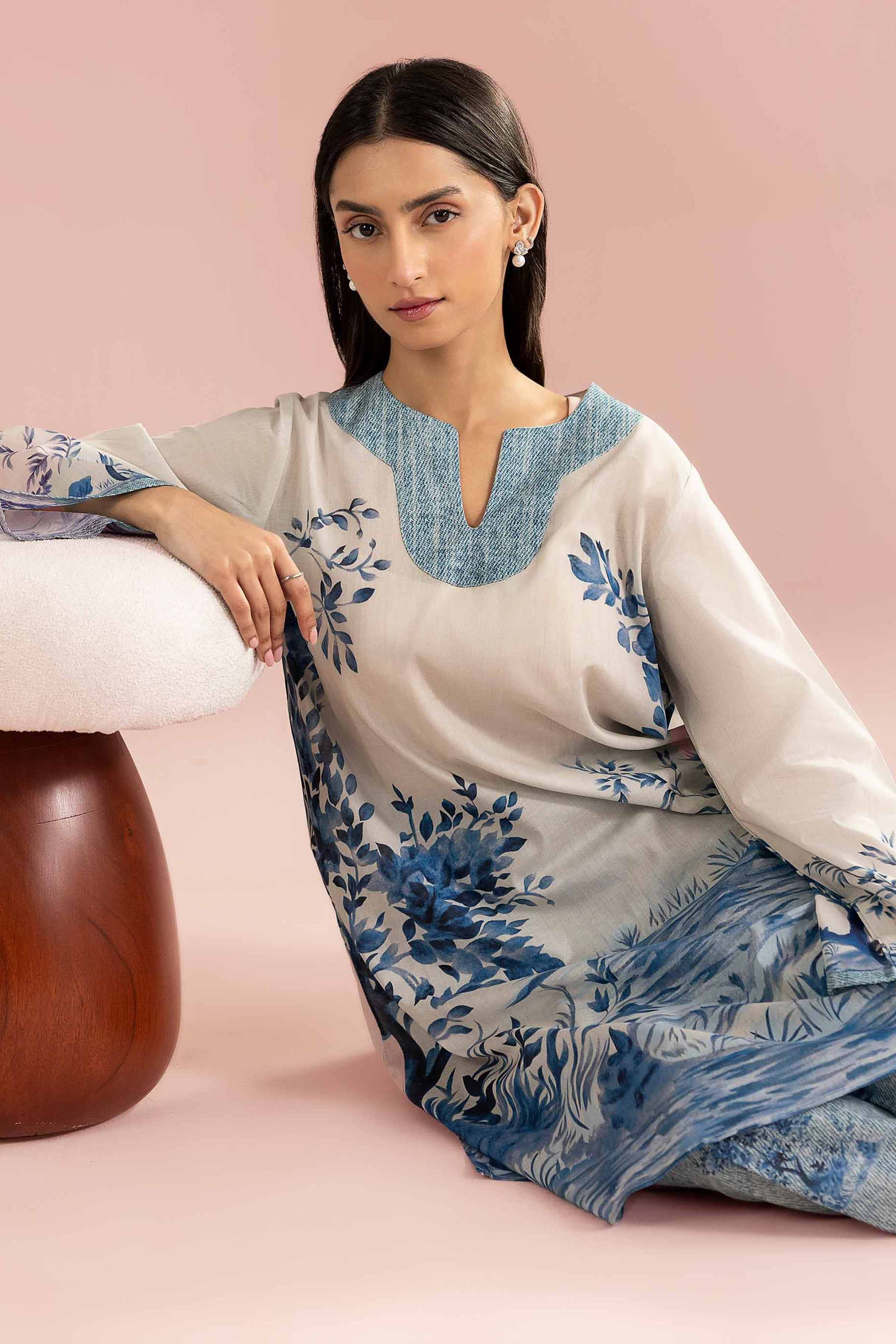 2 Piece - Printed Suit - PE26-276 for Women - Pret Collection | Nishat | Shop Online