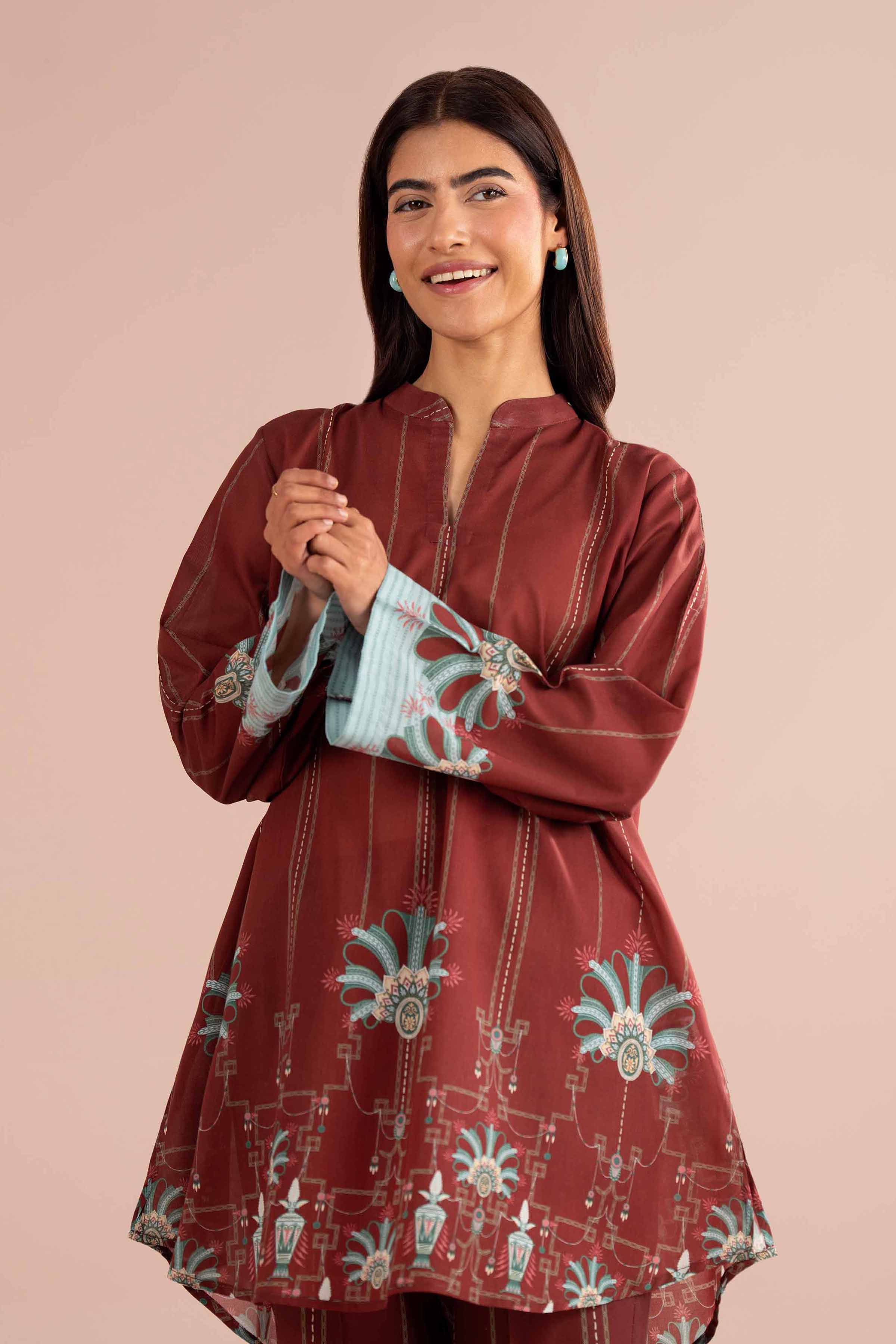 2 Piece - Printed Suit - PE26-279 for Women - Pret Collection | Nishat | Shop Online