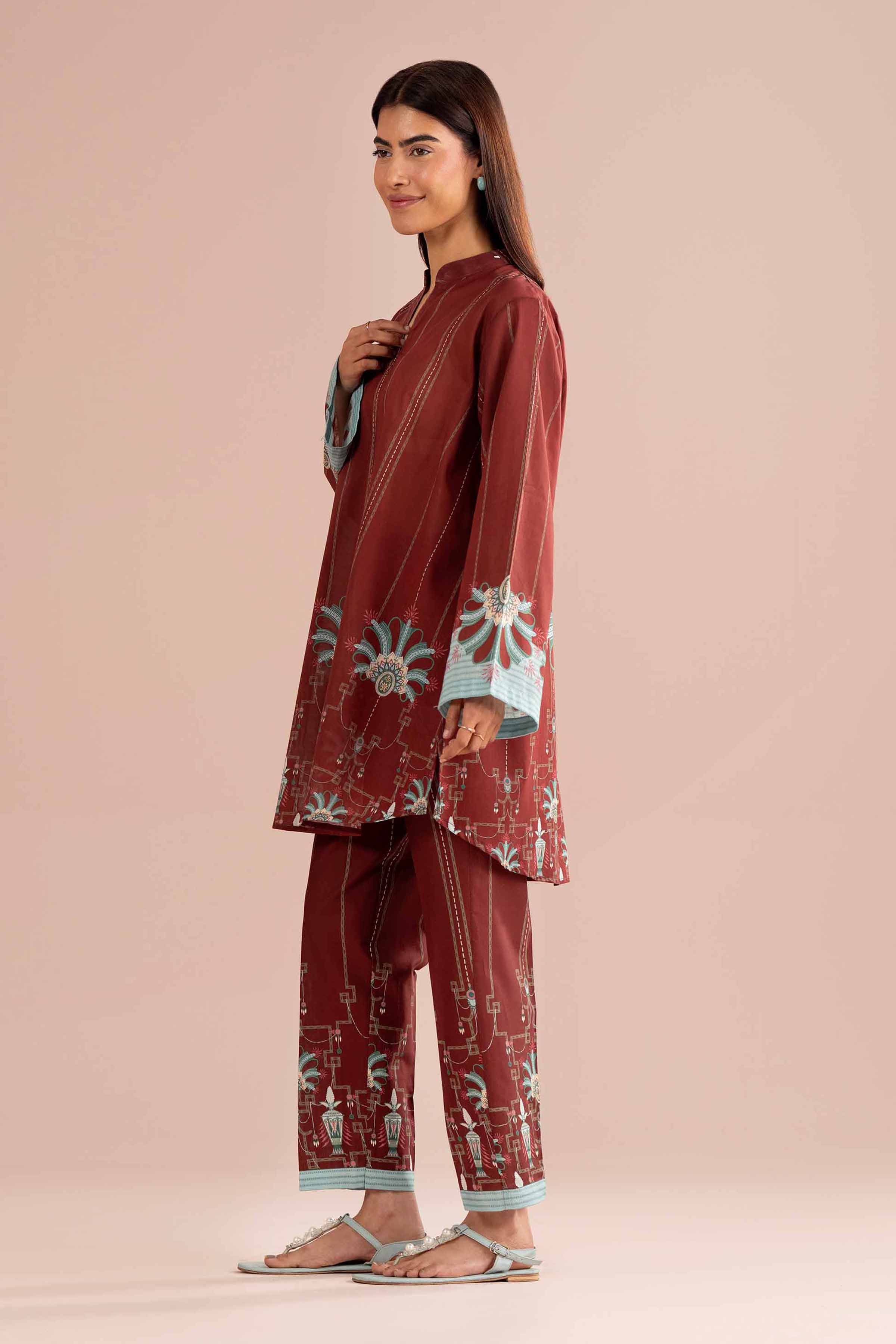 2 Piece - Printed Suit - PE26-279 for Women - Pret Collection | Nishat | Shop Online