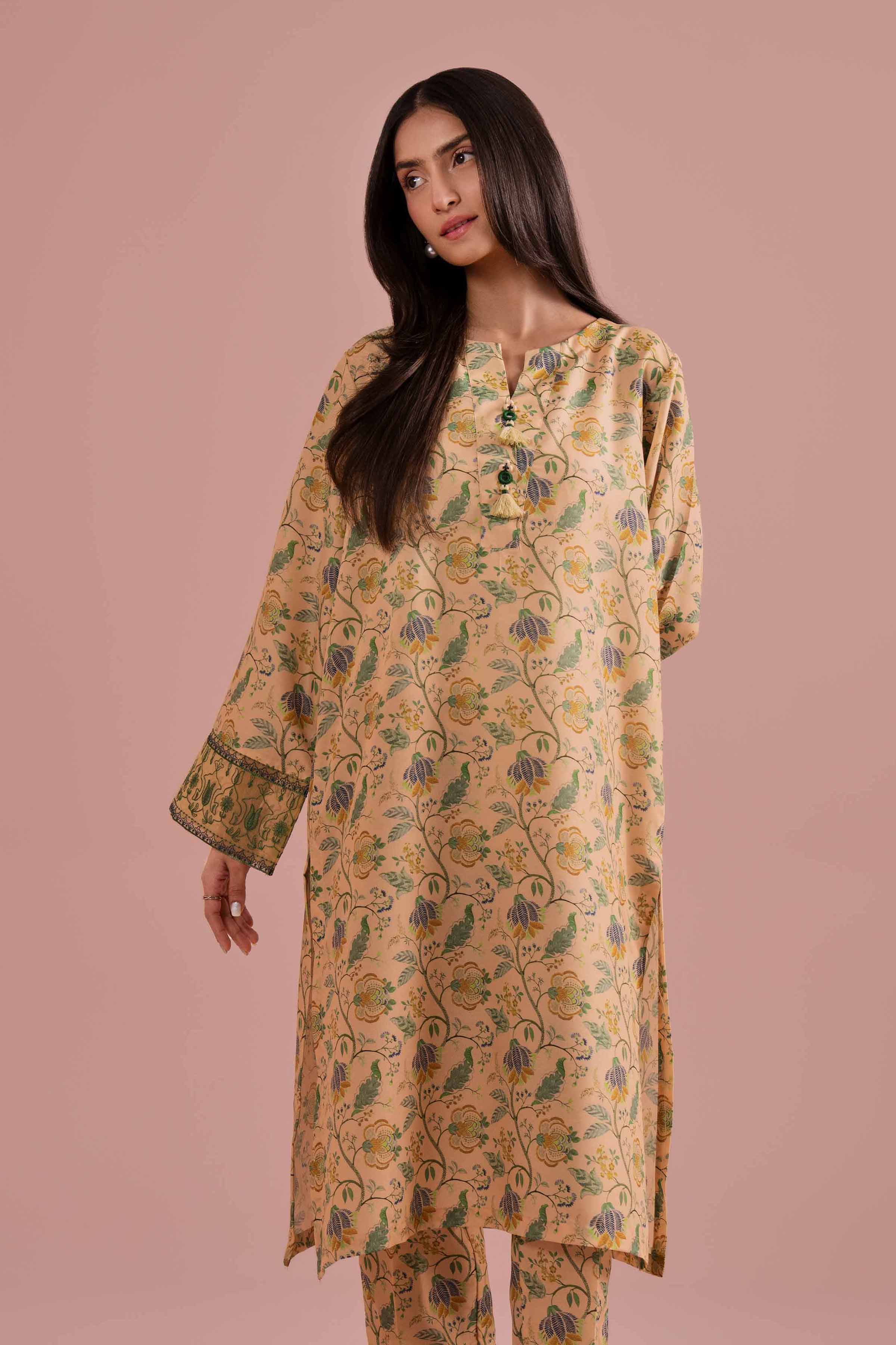 2 Piece - Printed Embroidered Suit - PE26-29 for Women - Pret Collection | Nishat | Shop Online