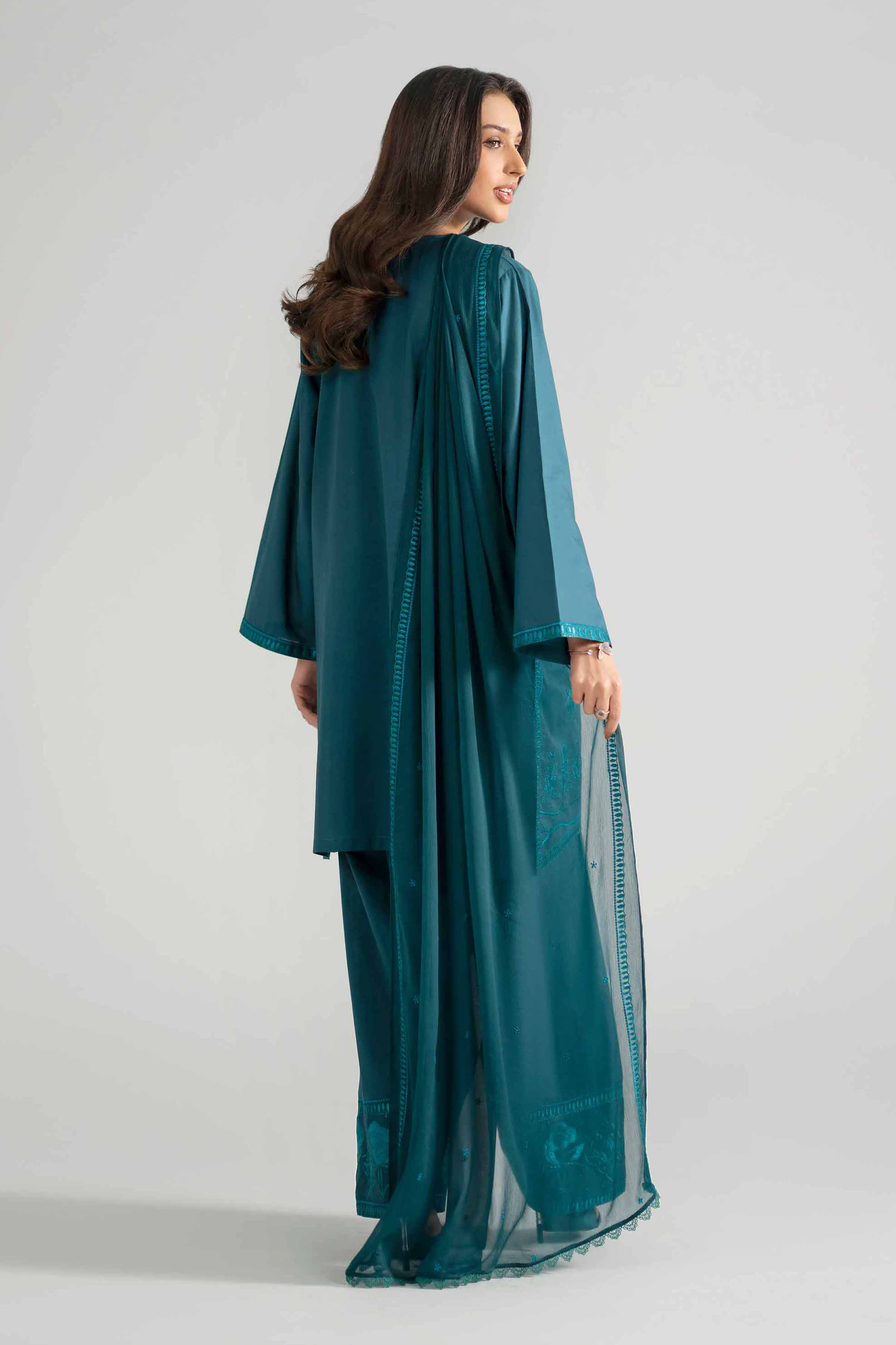 3 Piece - Embroidered Suit - PE26-301