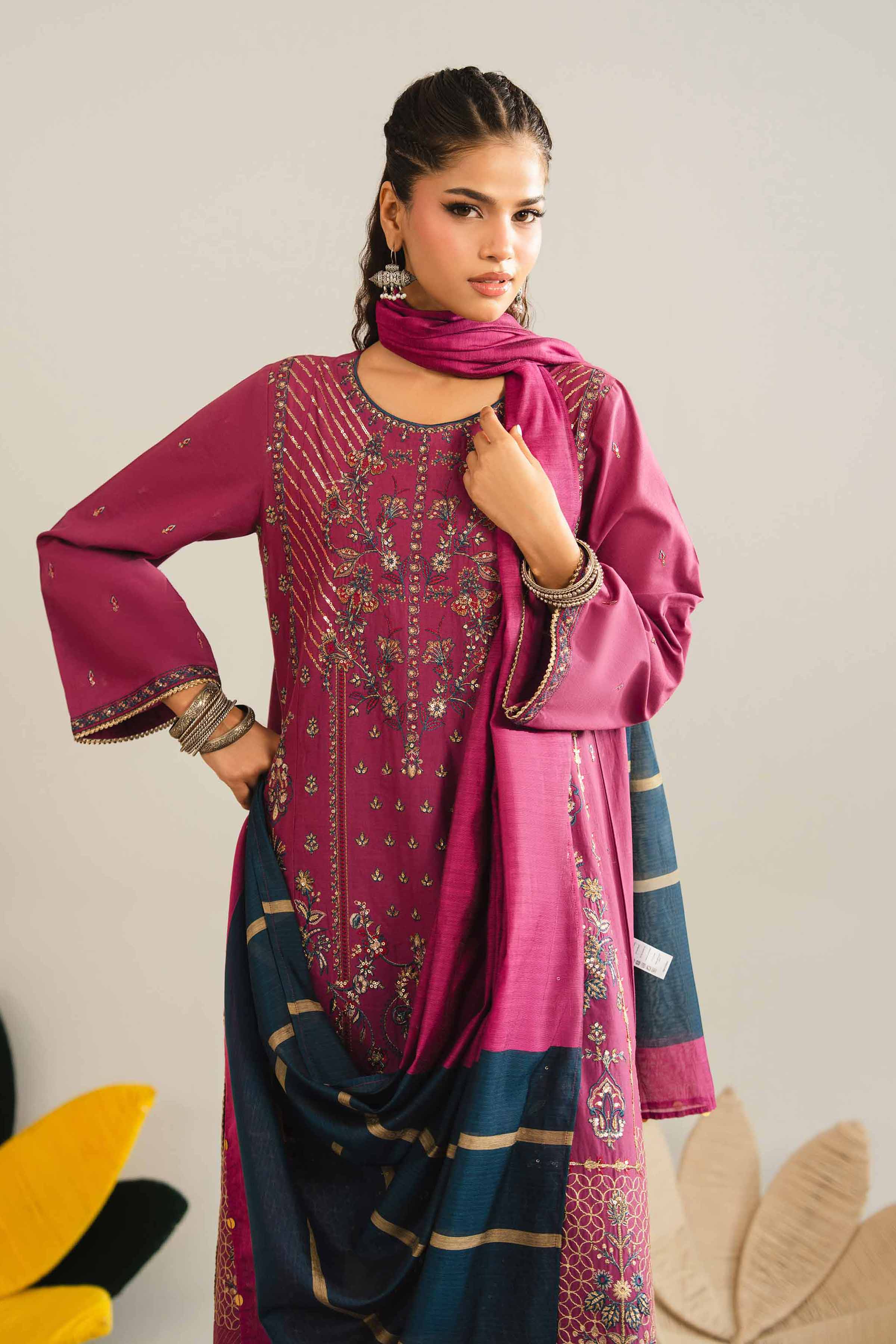3 Piece - Embroidered Suit - PE26-311