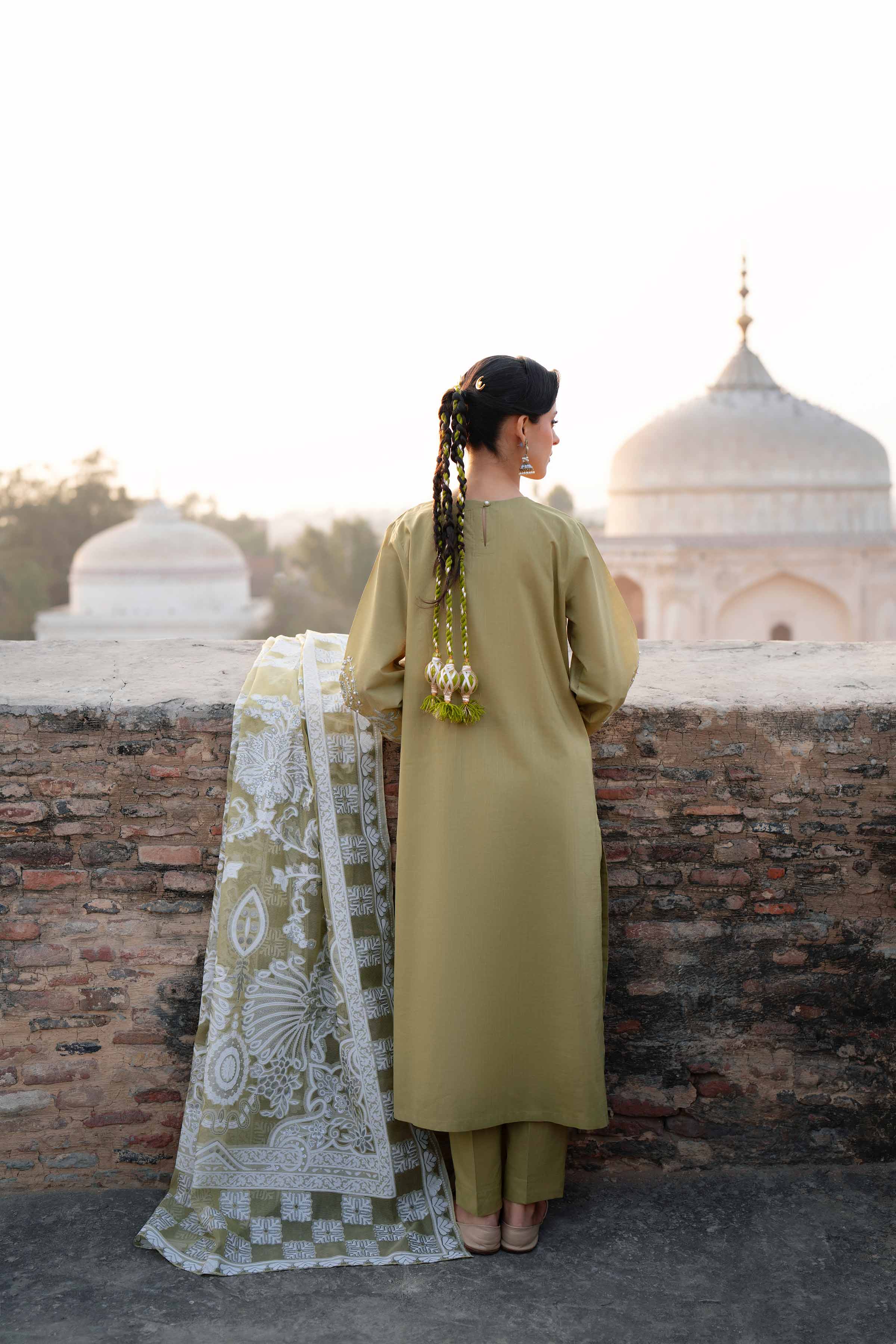 3 Piece - Embroidered Suit - PE26-314