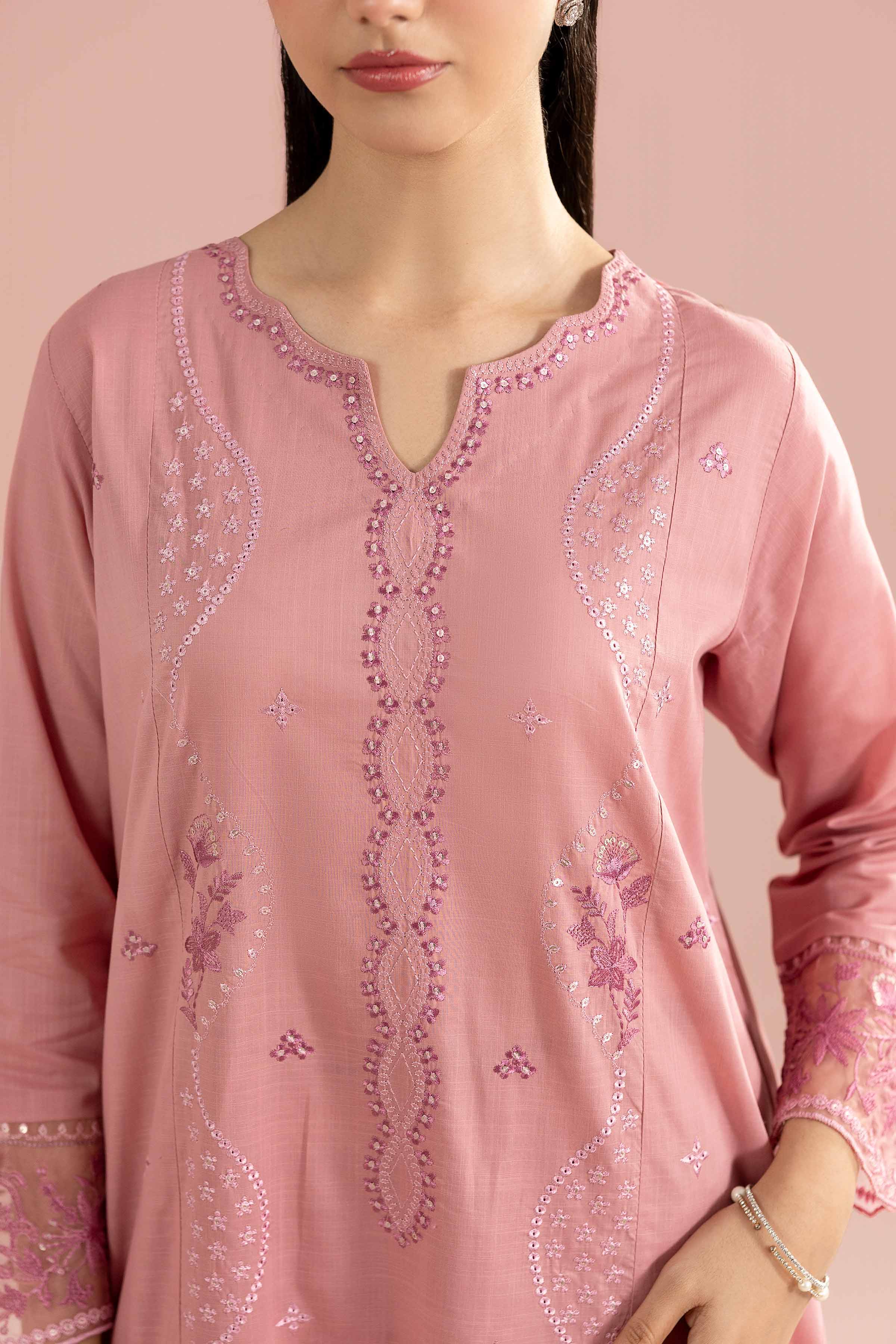 3 Piece - Embroidered Suit - PE26-315 for Women - Pret Collection | Nishat | Shop Online