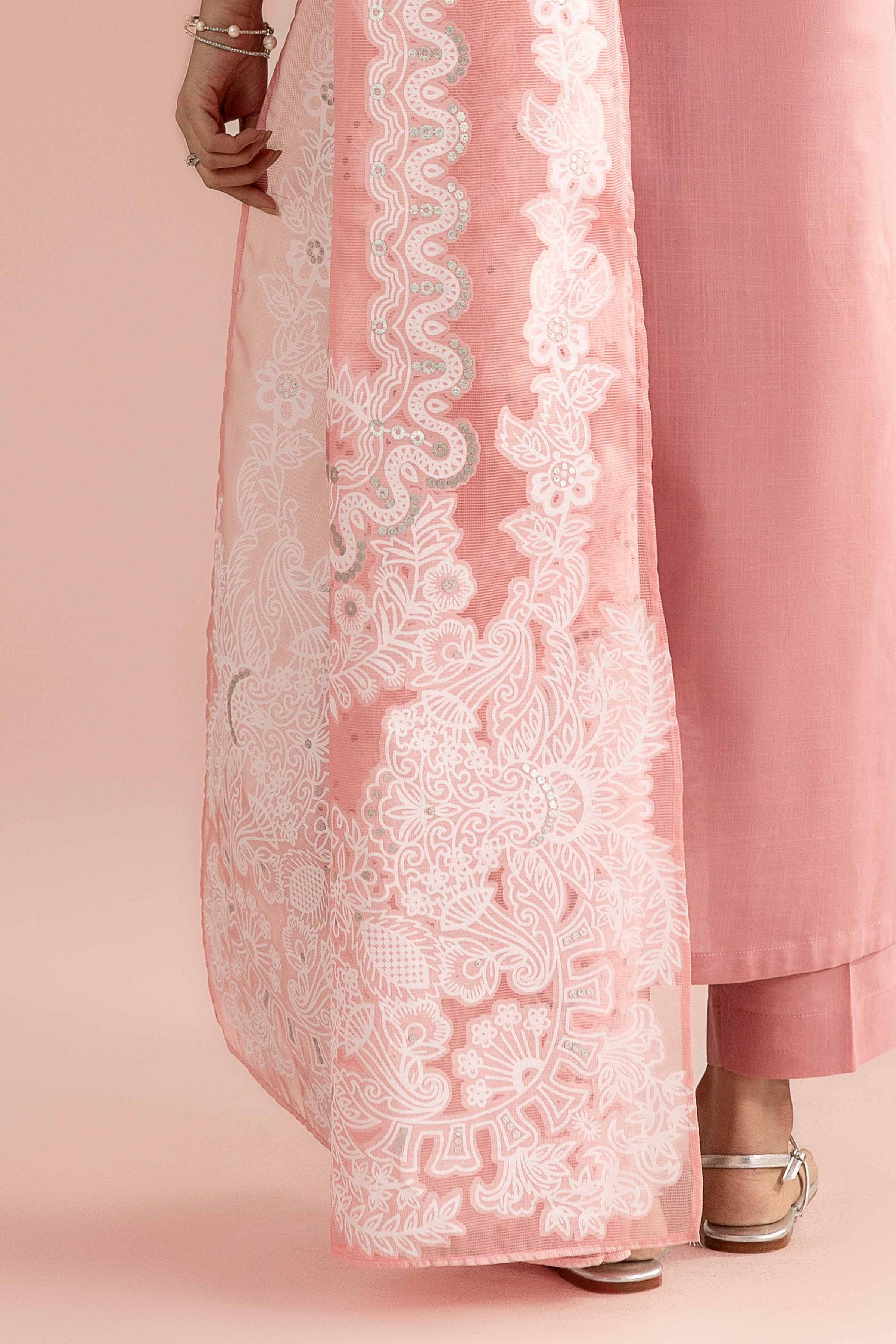 3 Piece - Embroidered Suit - PE26-315