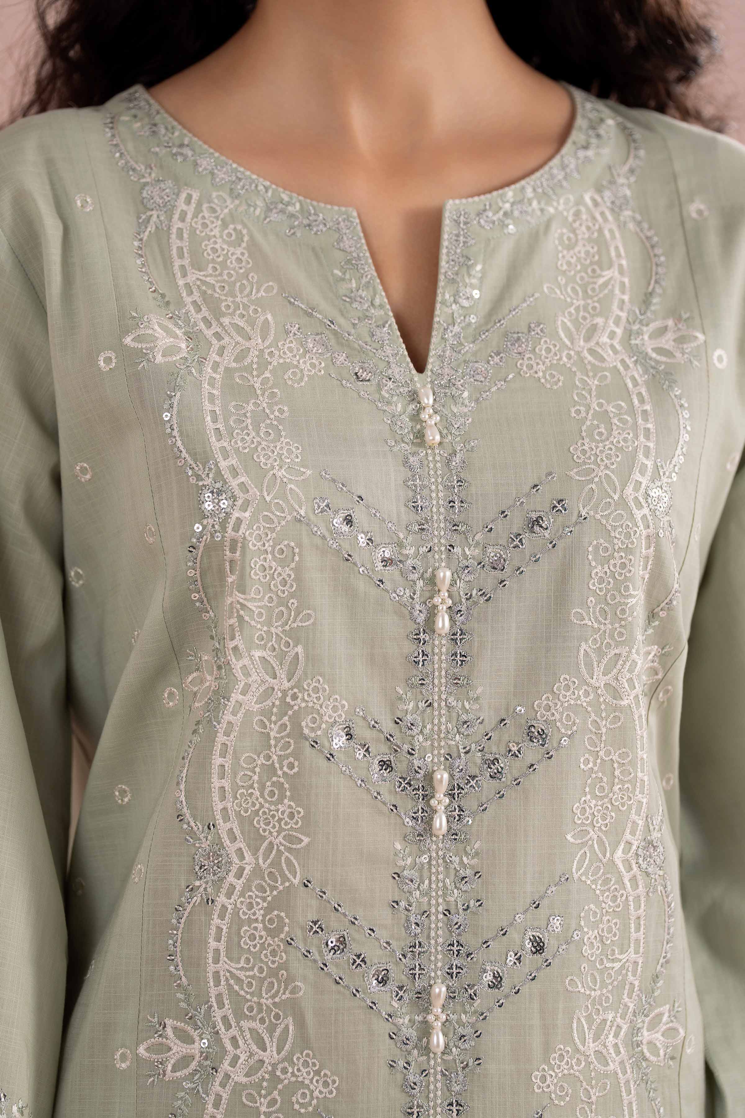 3 Piece - Embroidered Suit - PE26-316 for Women - Pret Collection | Nishat | Shop Online