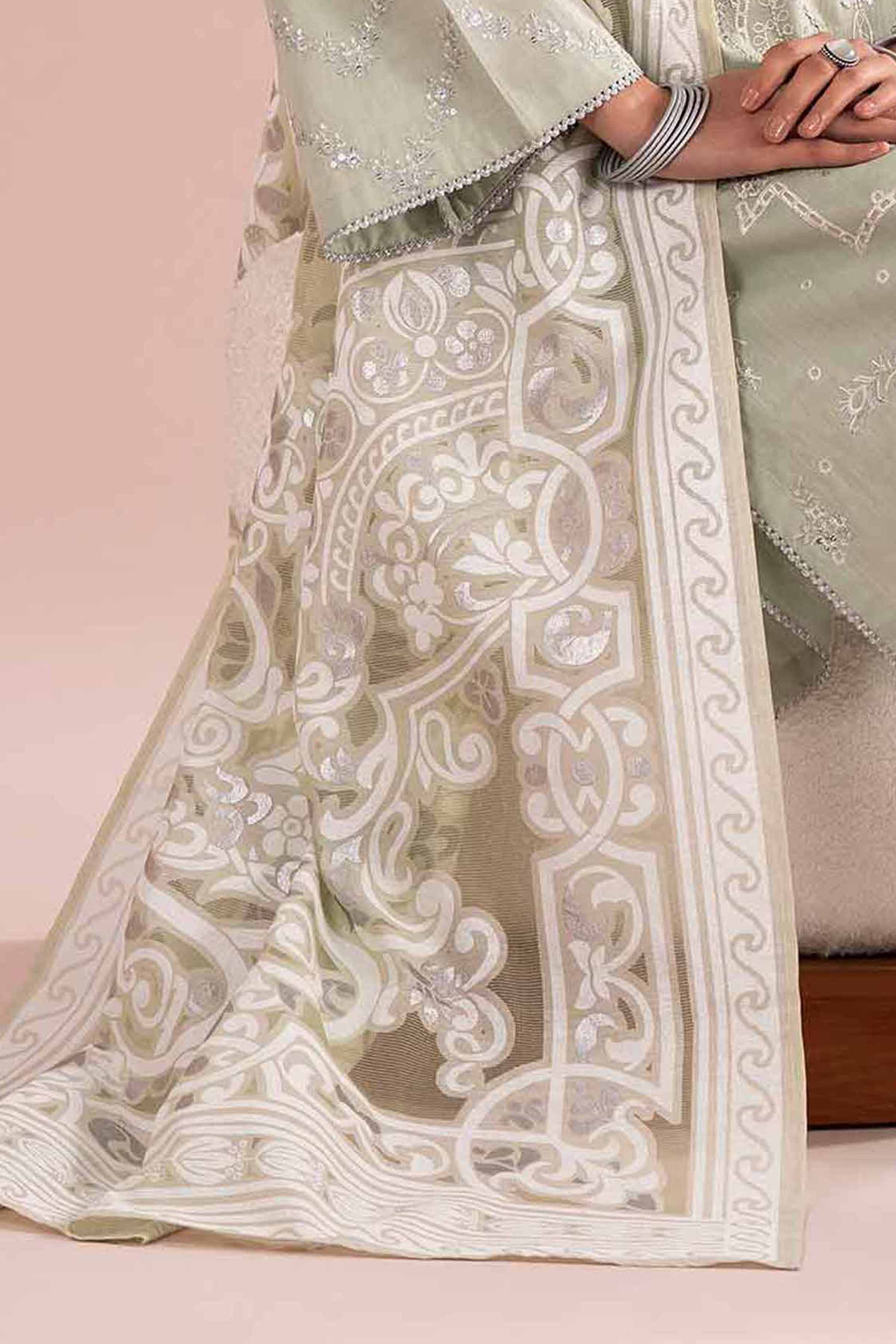 3 Piece - Embroidered Suit - PE26-316