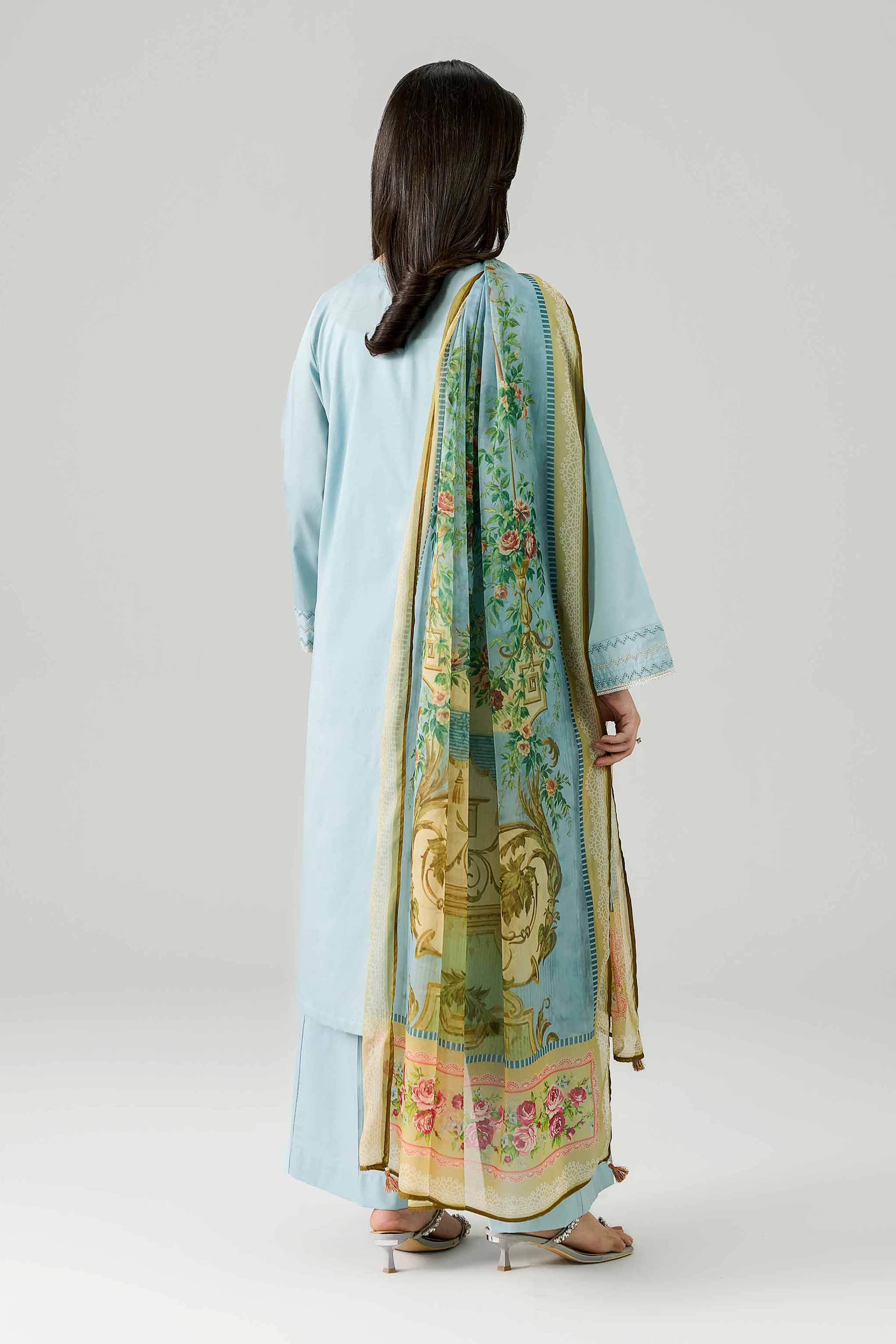 3 Piece - Embroidered Suit - PE26-320