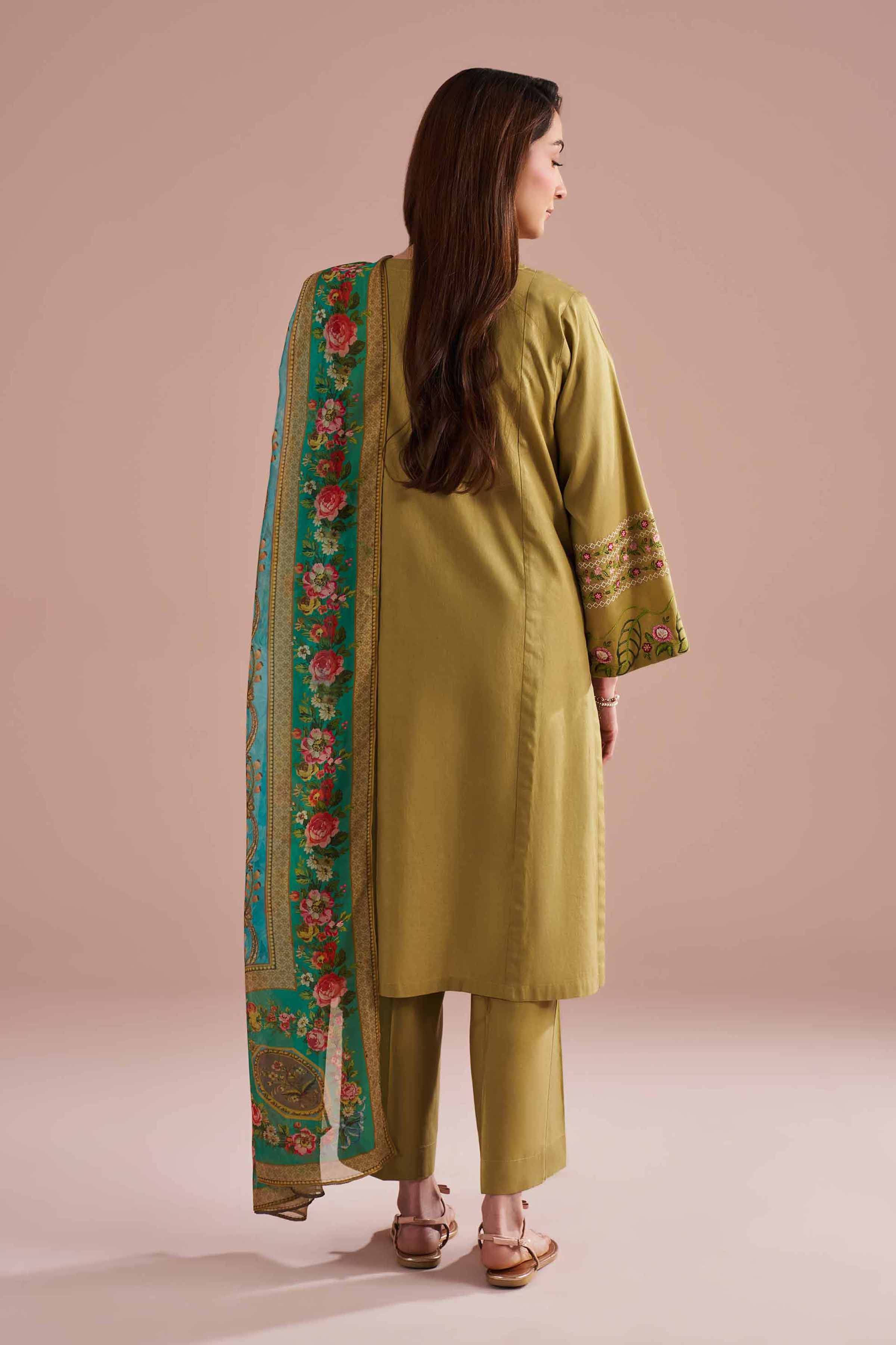3 Piece - Embroidered Suit - PE26-321 for Women - Pret Collection | Nishat | Shop Online