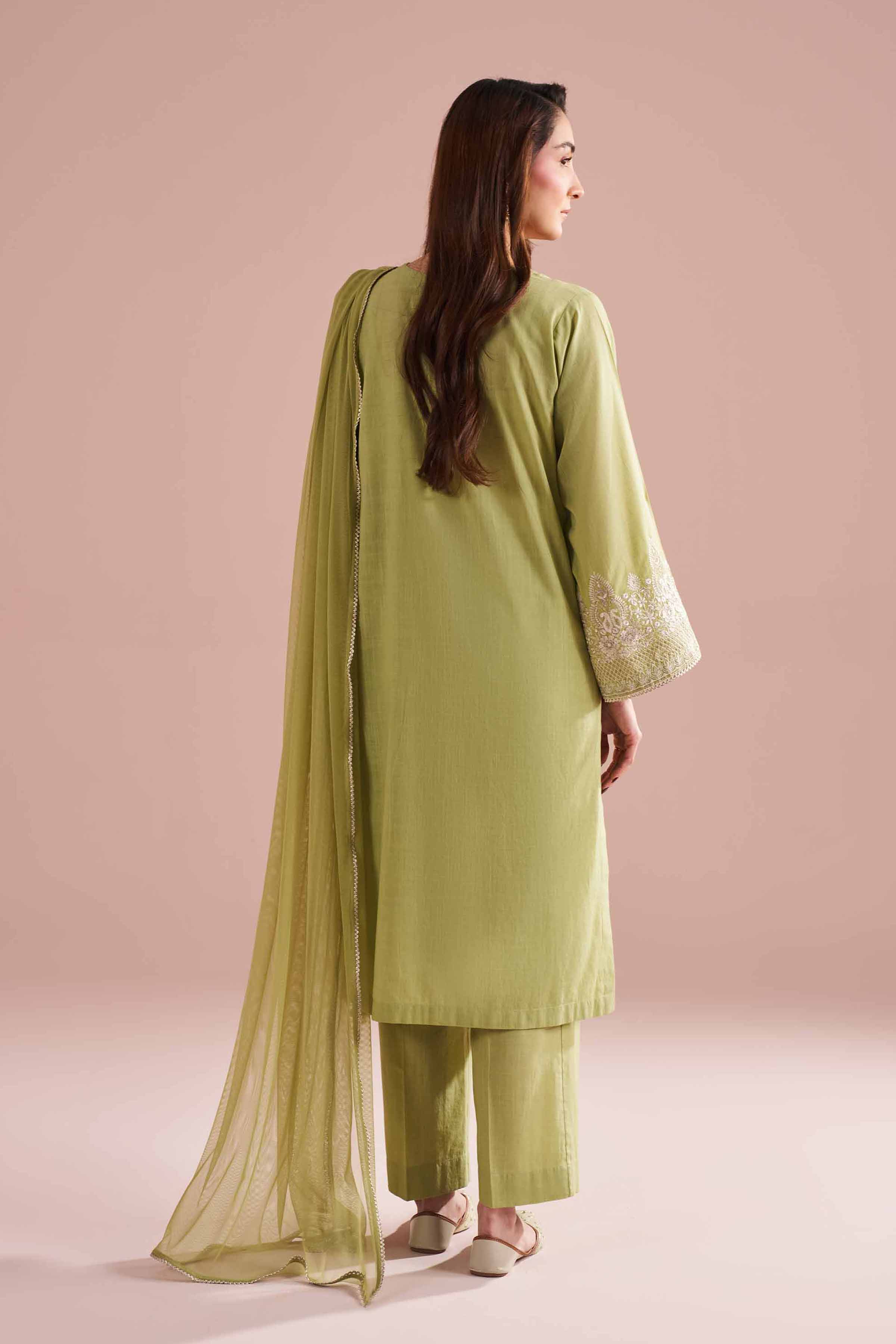 3 Piece - Embroidered Suit - PE26-323