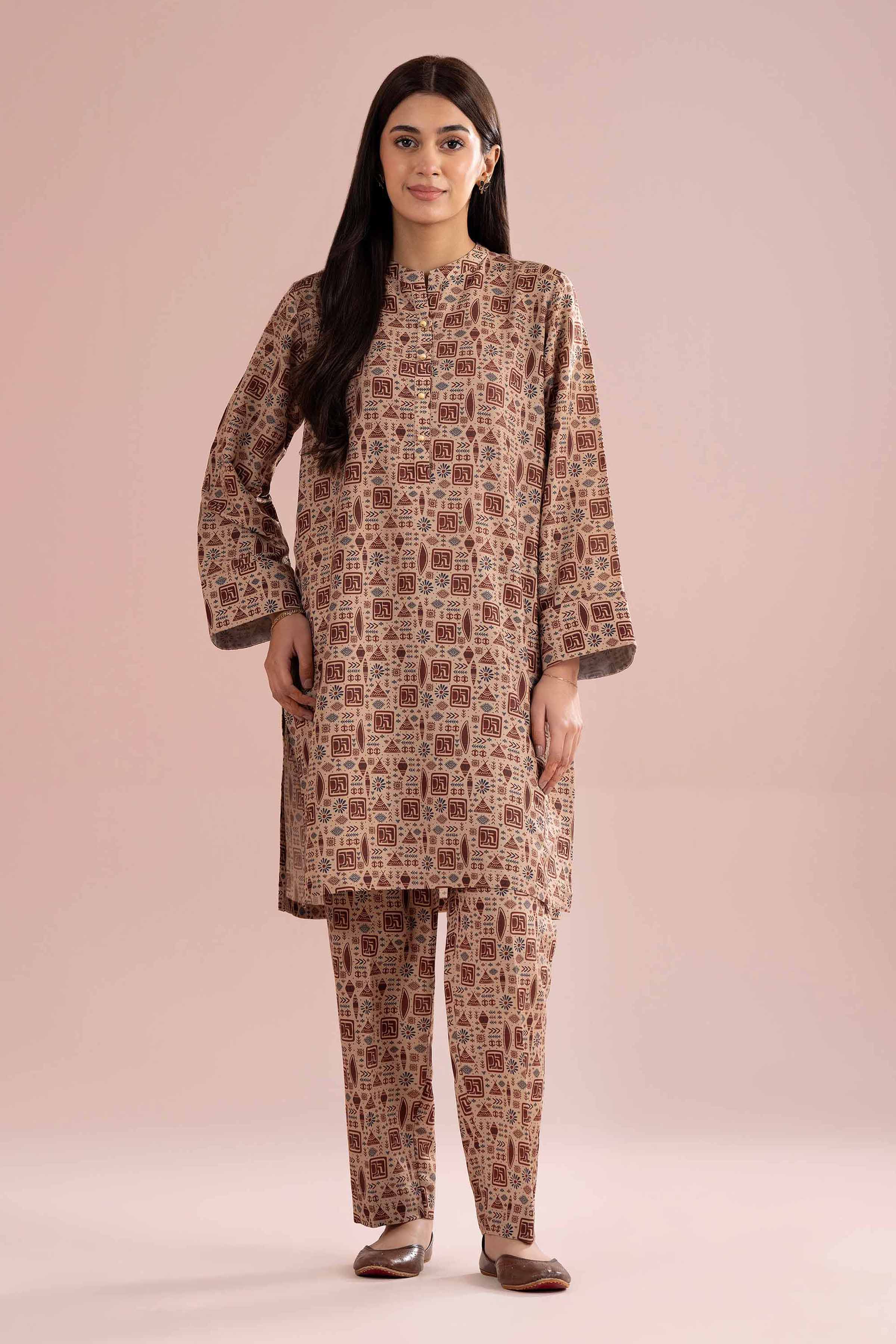 2 Piece - Printed Suit - PE26-347 for Women - Pret Collection | Nishat | Shop Online